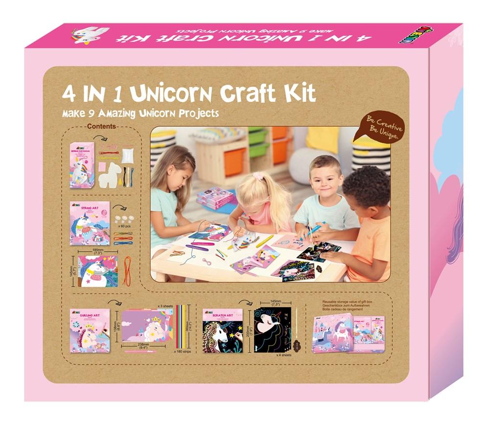 4 in 1 Unicorn Craft Kit - 9 Amazing Unicorn Projects - Image 2
