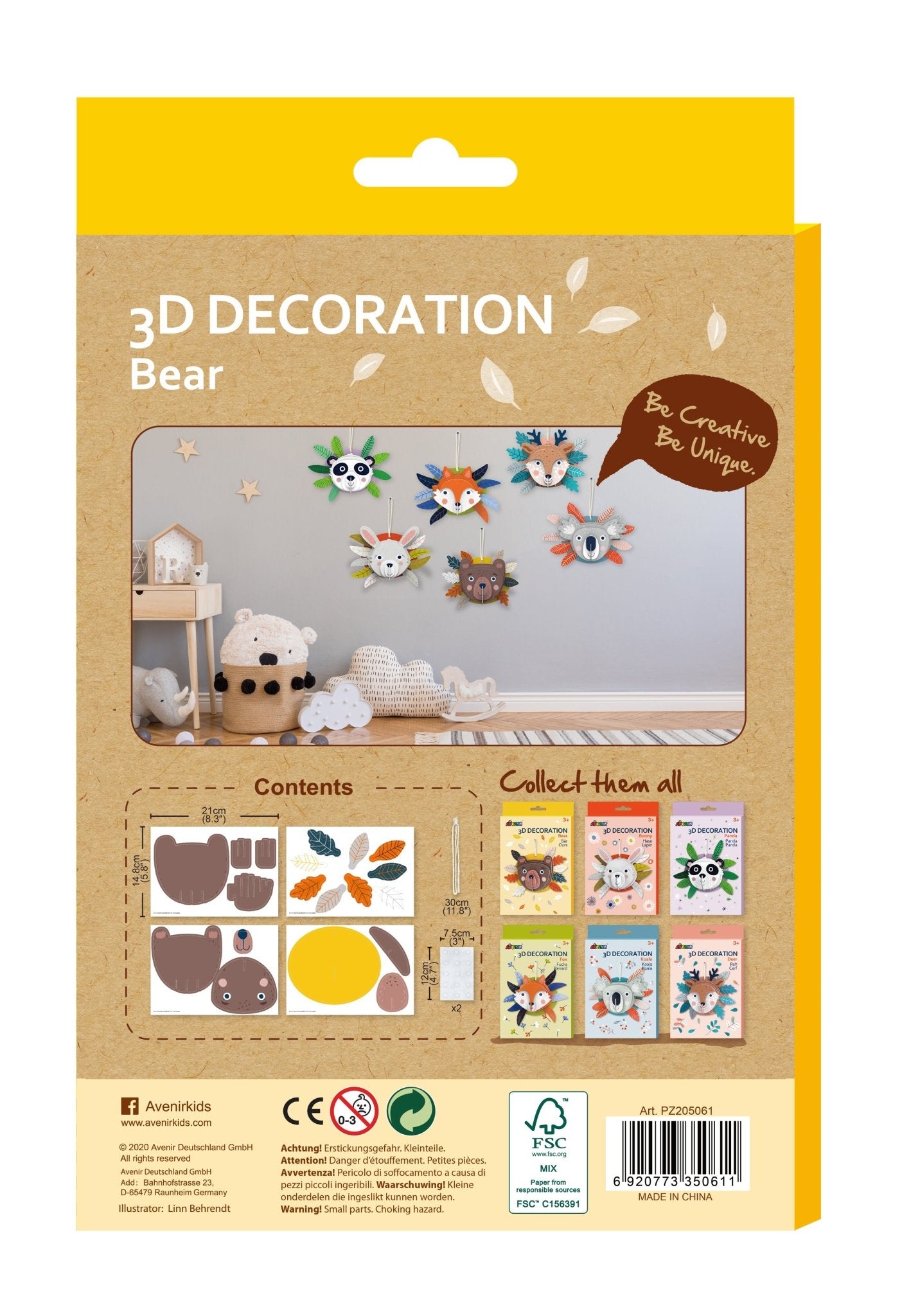 Avenir - 3D Decoration - Bear - Image 7