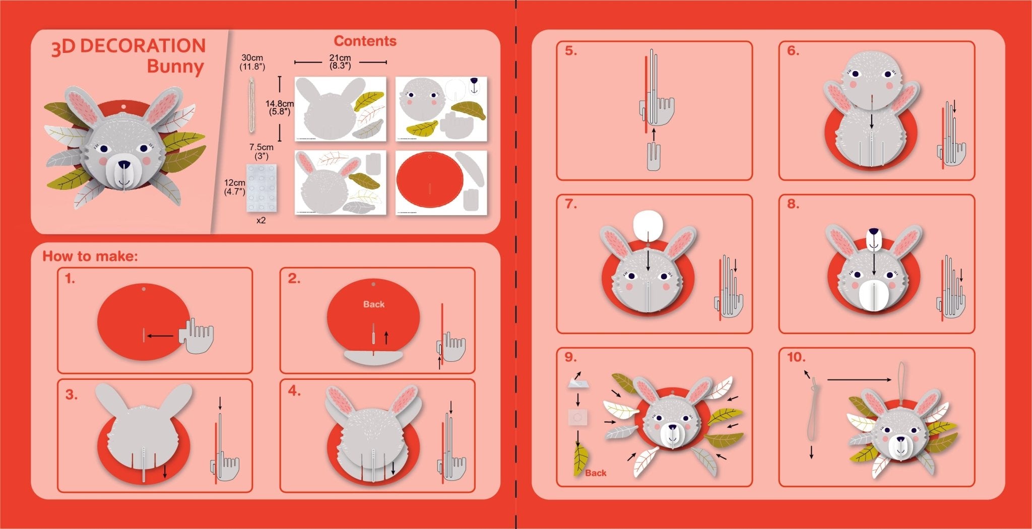 Avenir - 3D Decoration - Bunny - Image 9