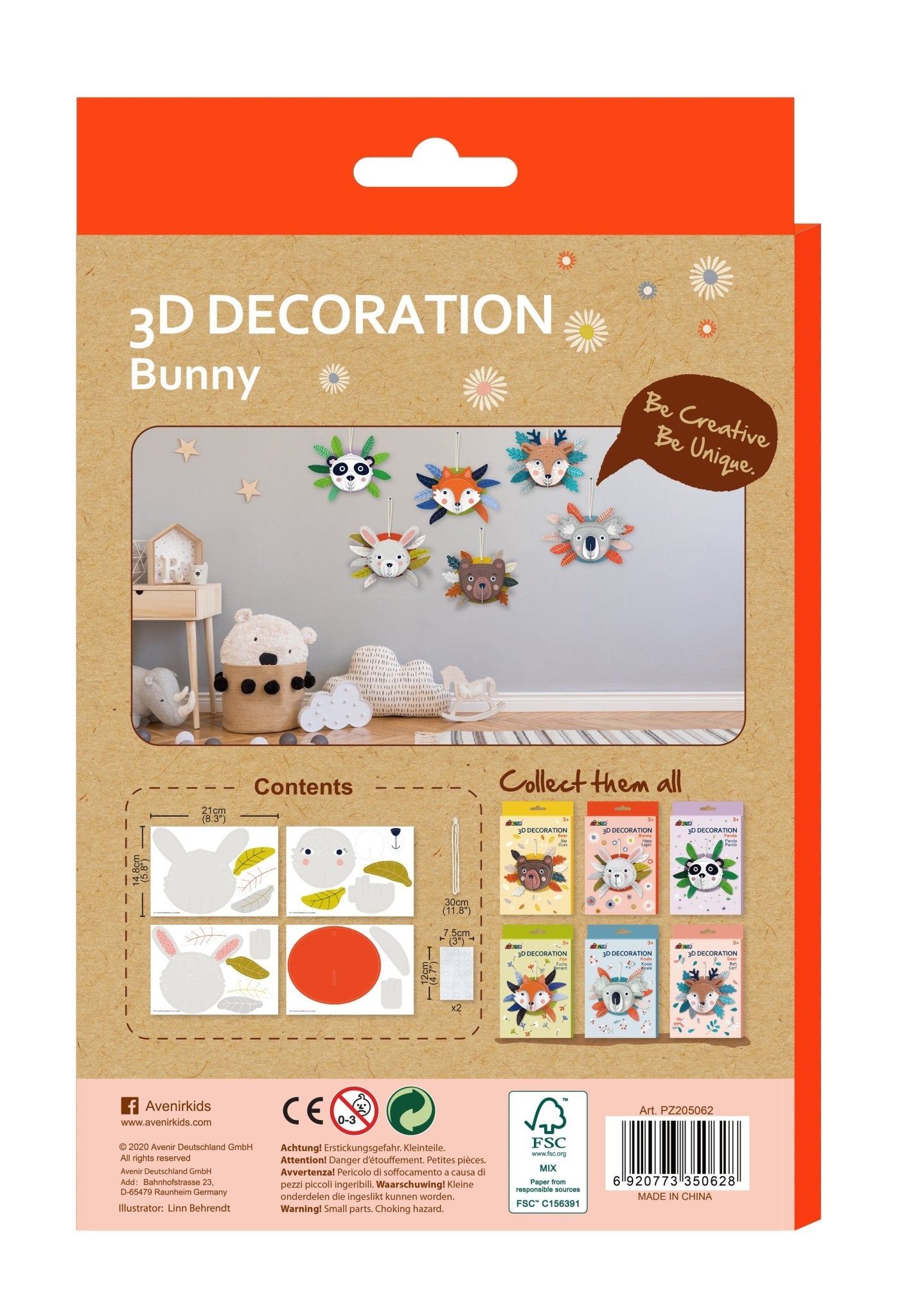 Avenir - 3D Decoration - Bunny - Image 6