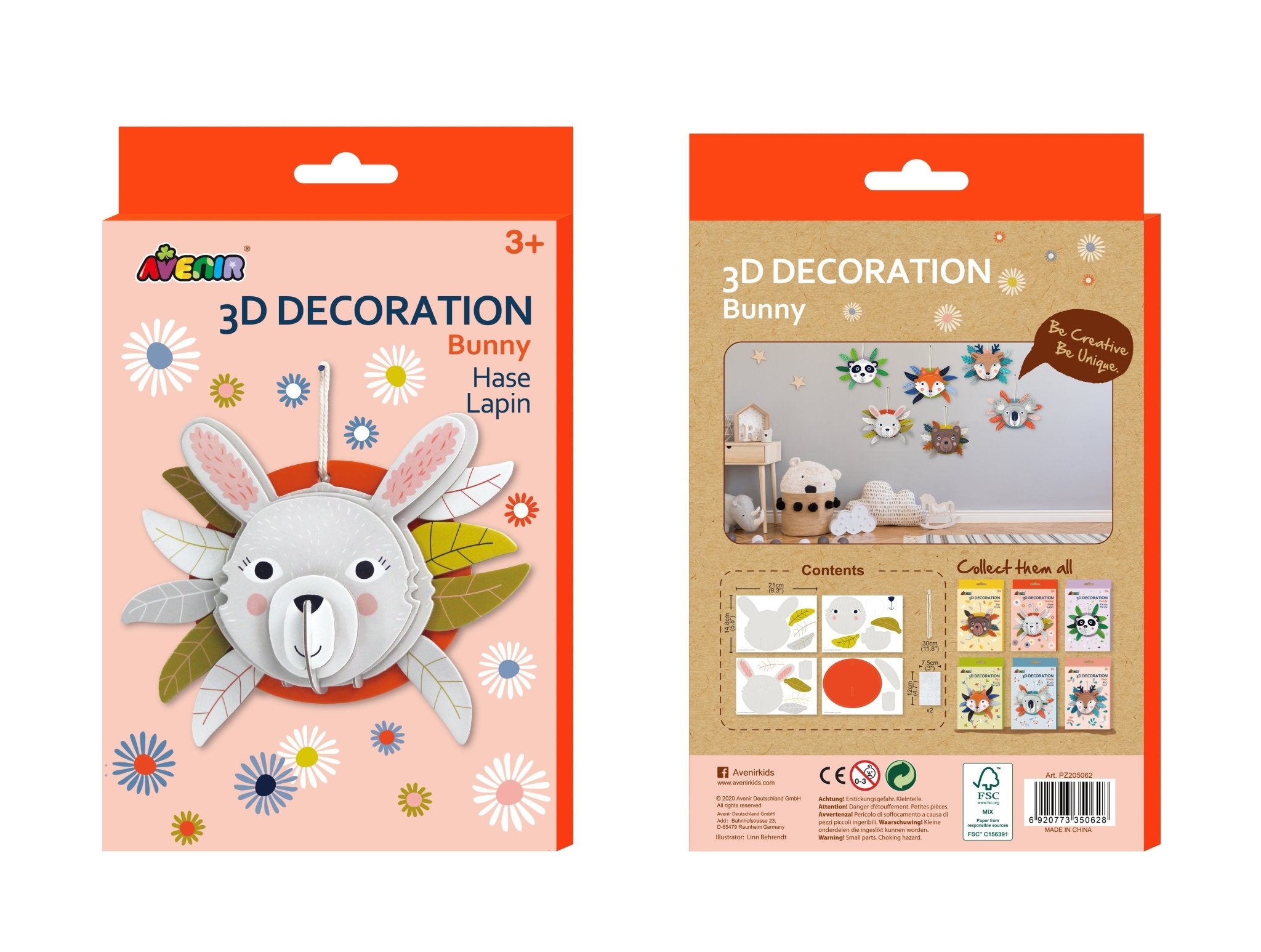 Avenir - 3D Decoration - Bunny - Image 7