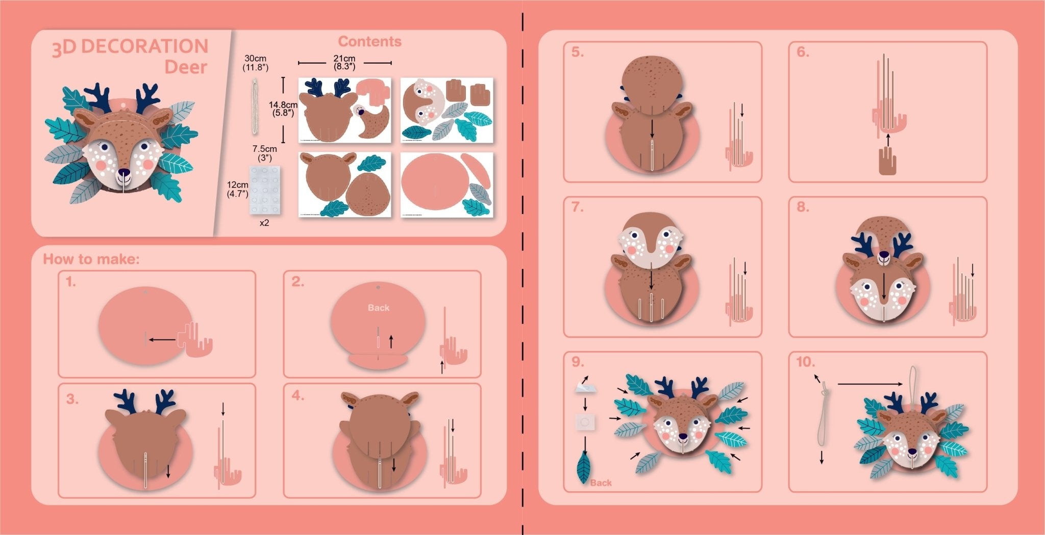 Avenir - 3D Decoration - Deer - Image 9