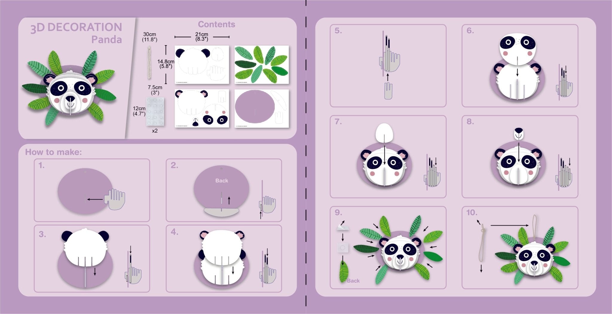 Avenir - 3D Decoration - Panda - Image 2