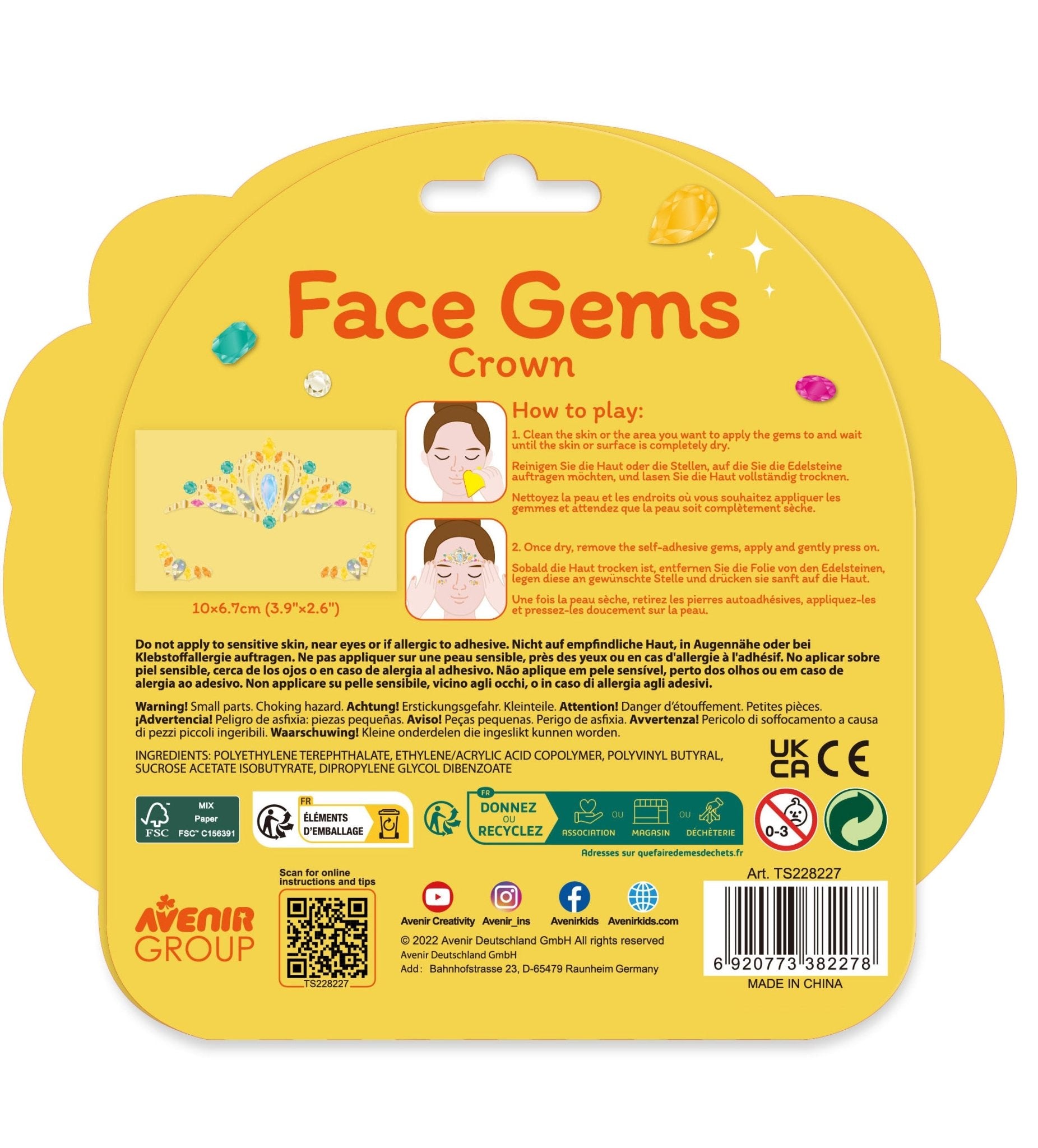 Avenir - Face gems -Crown - Image 3