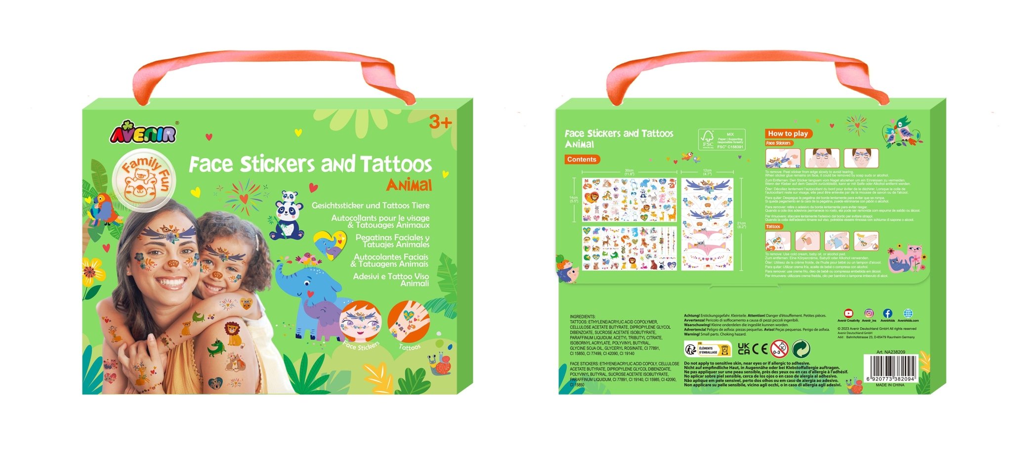 Avenir - Face Stickers and Tattoos Animal - Image 5