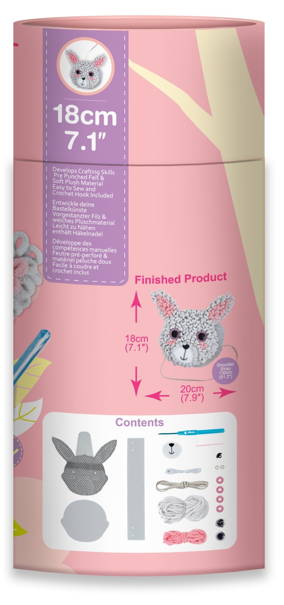 Avenir - Loopie Fun My First Plush Bag - Bunny - Image 5