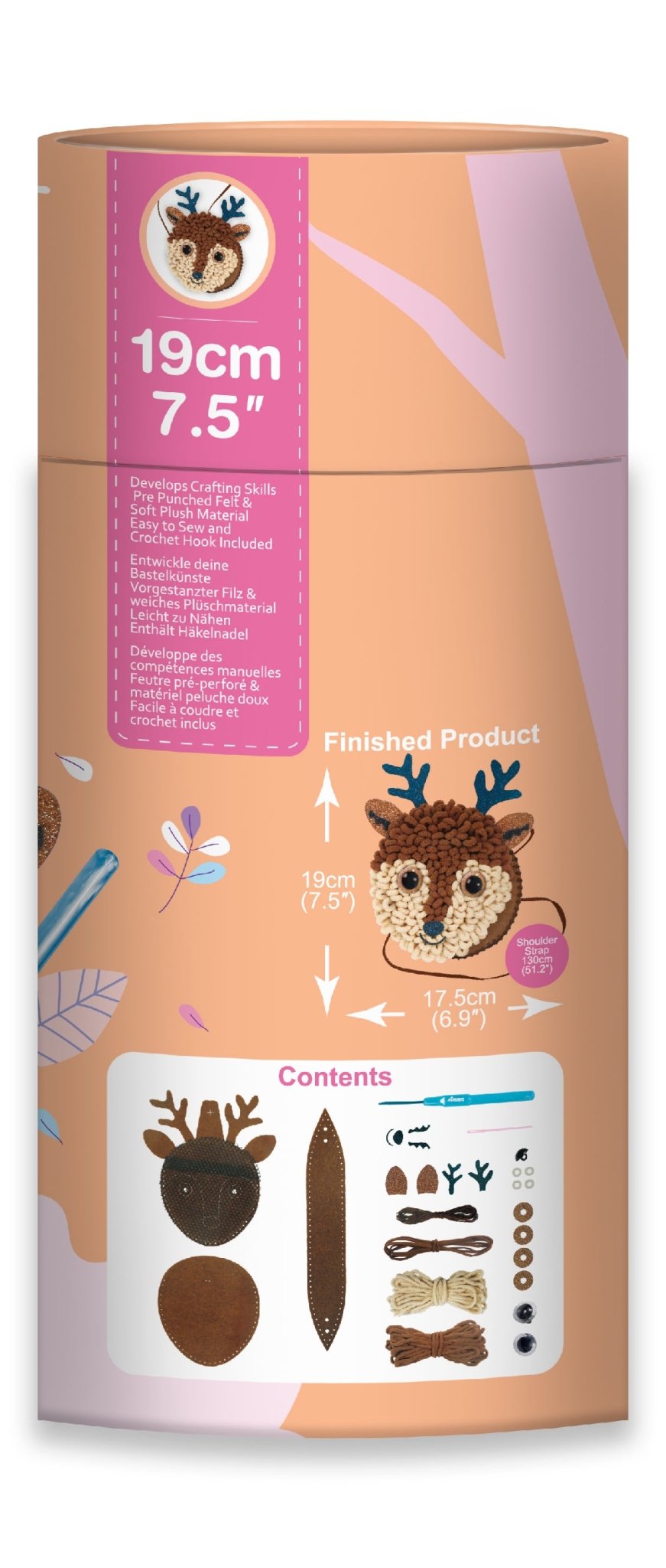 Avenir - Loopie Fun My First Plush Bag - Deer - Image 5