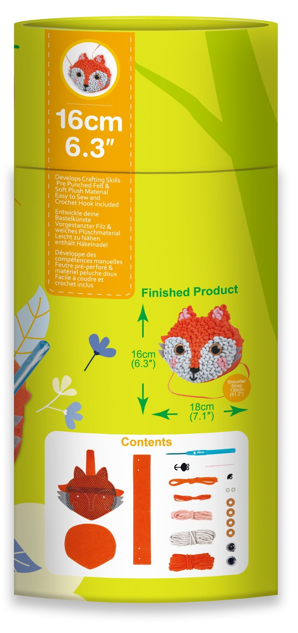 Avenir - Loopie Fun My First Plush Bag - Fox - Image 3