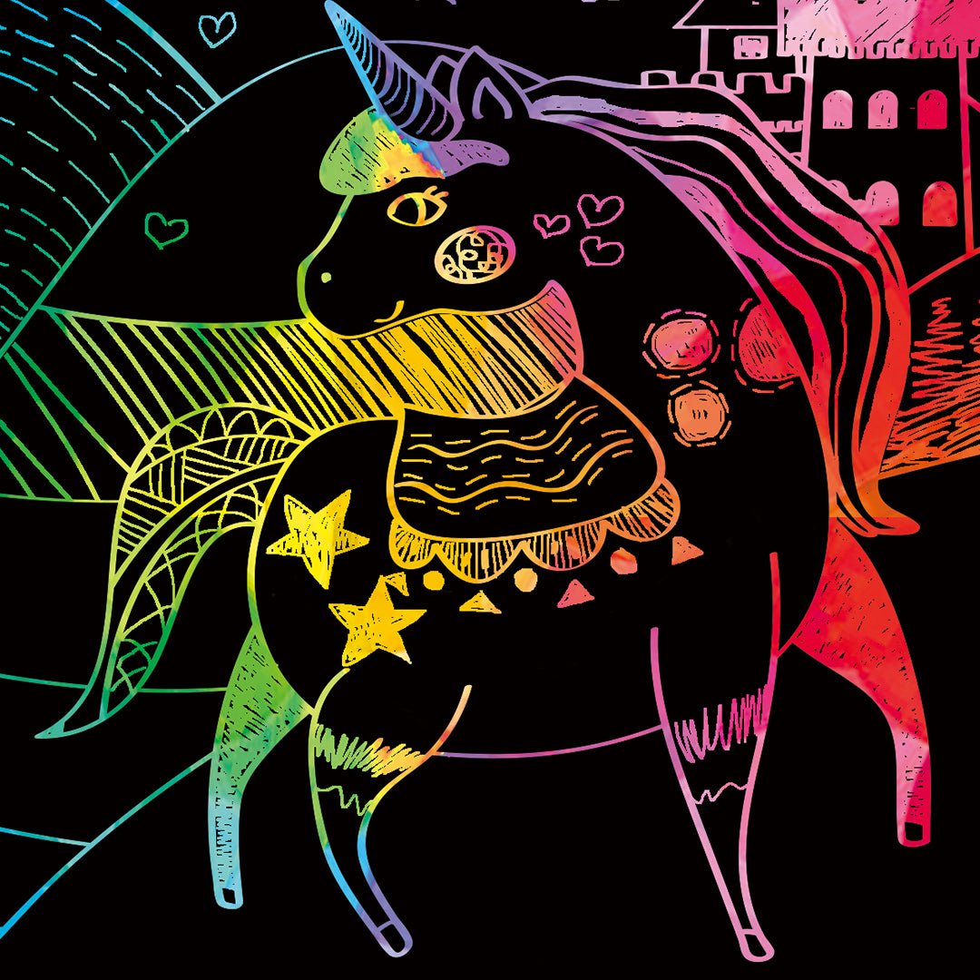 Avenir - Mini Scratch Book - Unicorns - Image 2