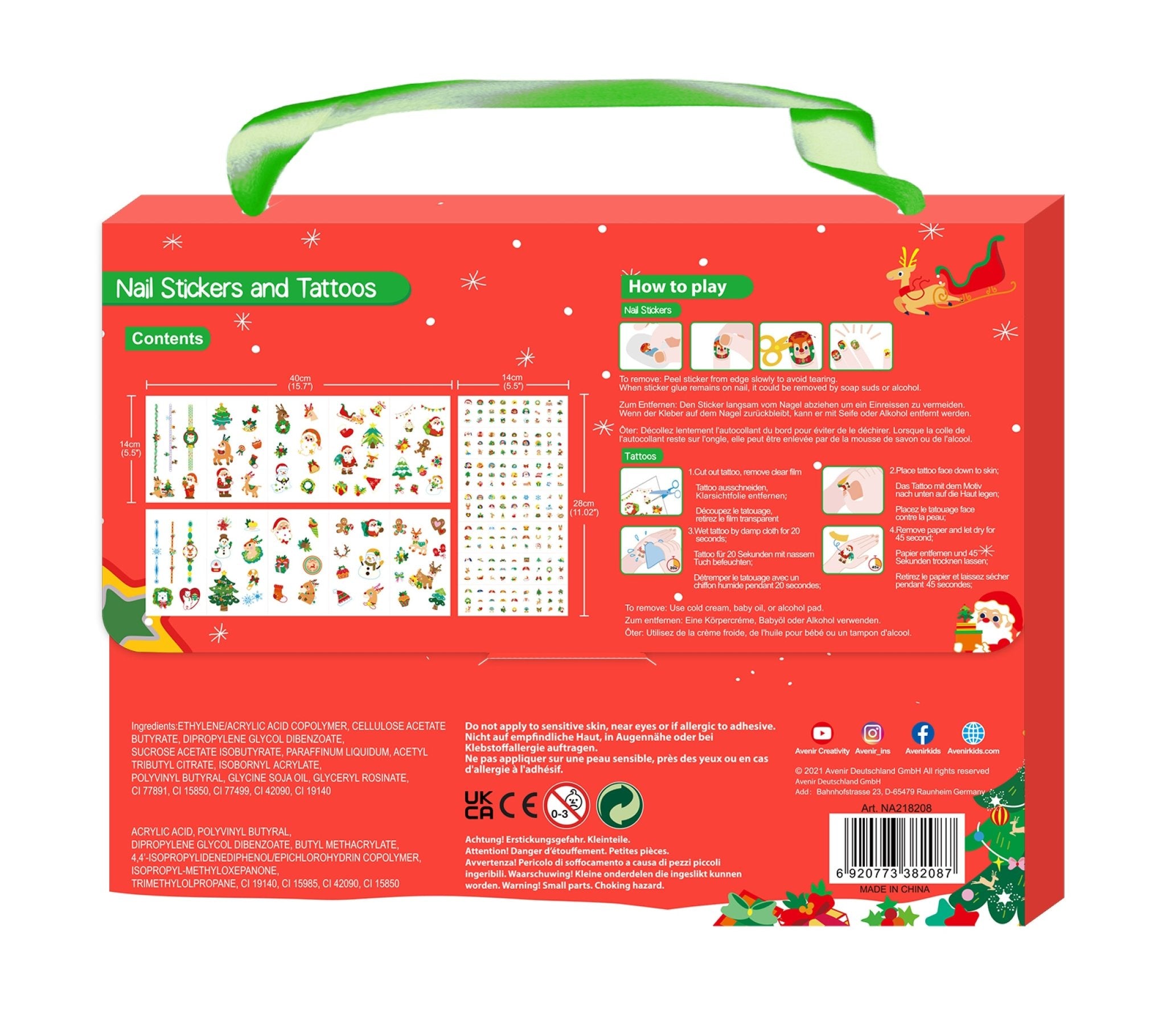 Avenir - Nail Stickers and Tattoos - Christmas - Image 6