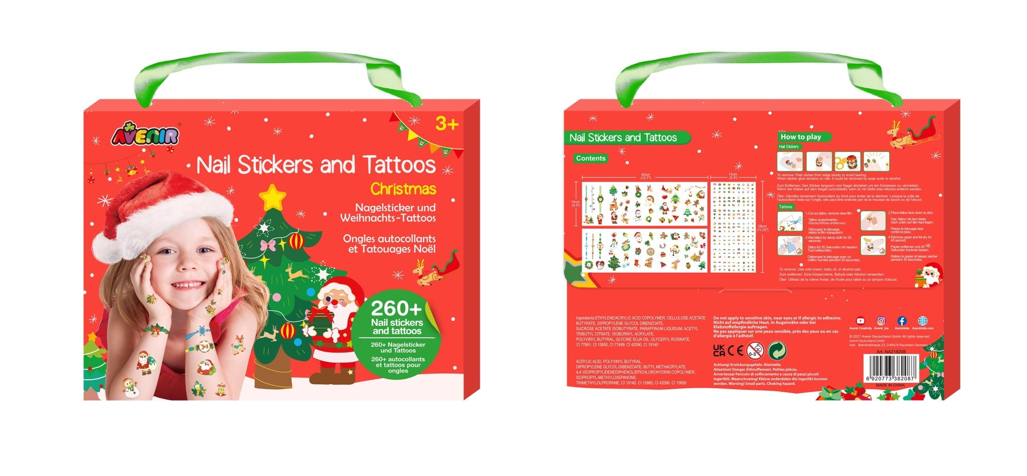 Avenir - Nail Stickers and Tattoos - Christmas - Image 7