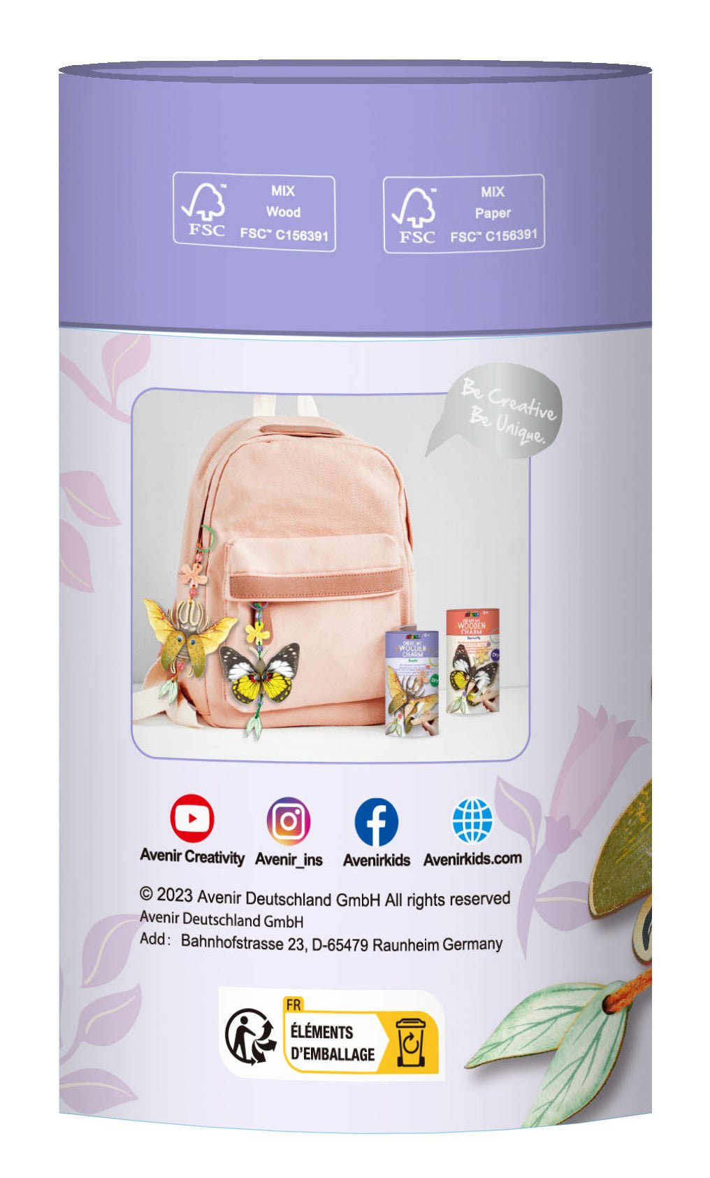 Avenir - Natural Creation Create My Wooden Charm Beetle - Image 5