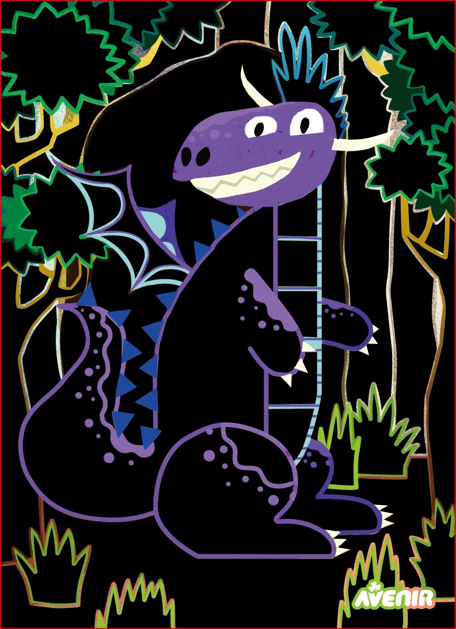 Avenir - Scratch Art - Magic Dragon - Image 4