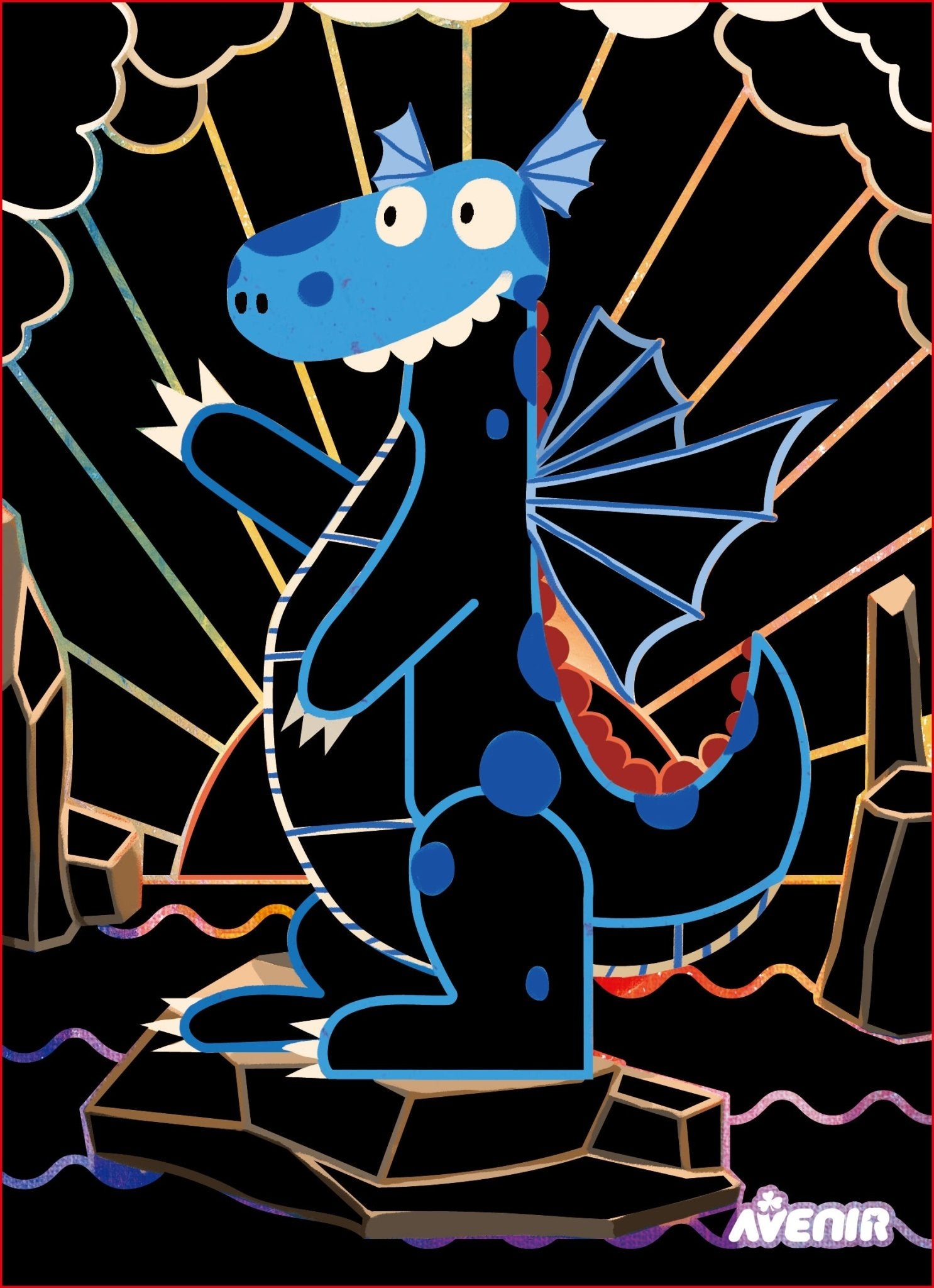 Avenir - Scratch Art - Magic Dragon - Image 2