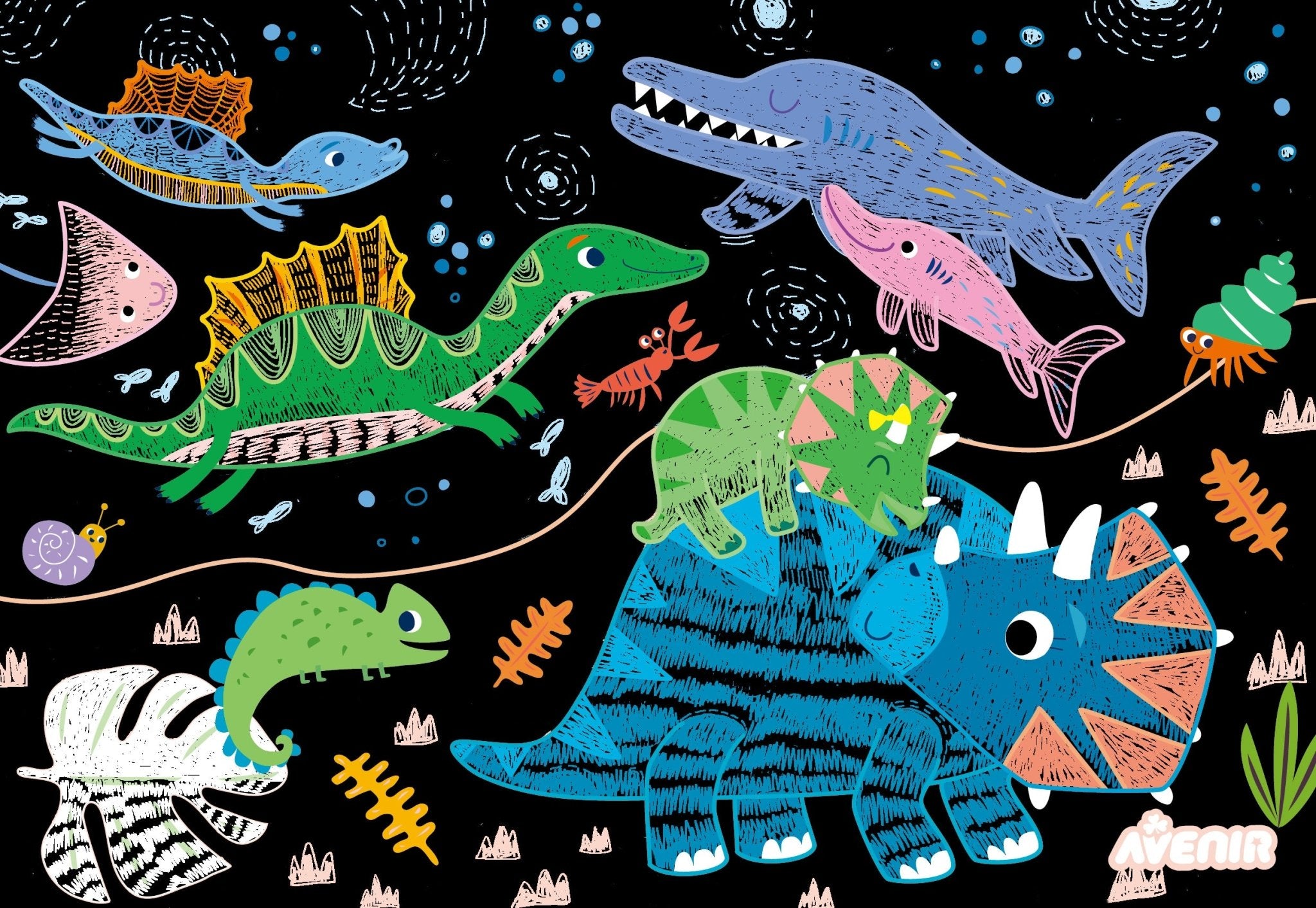 Avenir Scratch Learning Fun Lvl 2 - Dinosaurs - Image 5