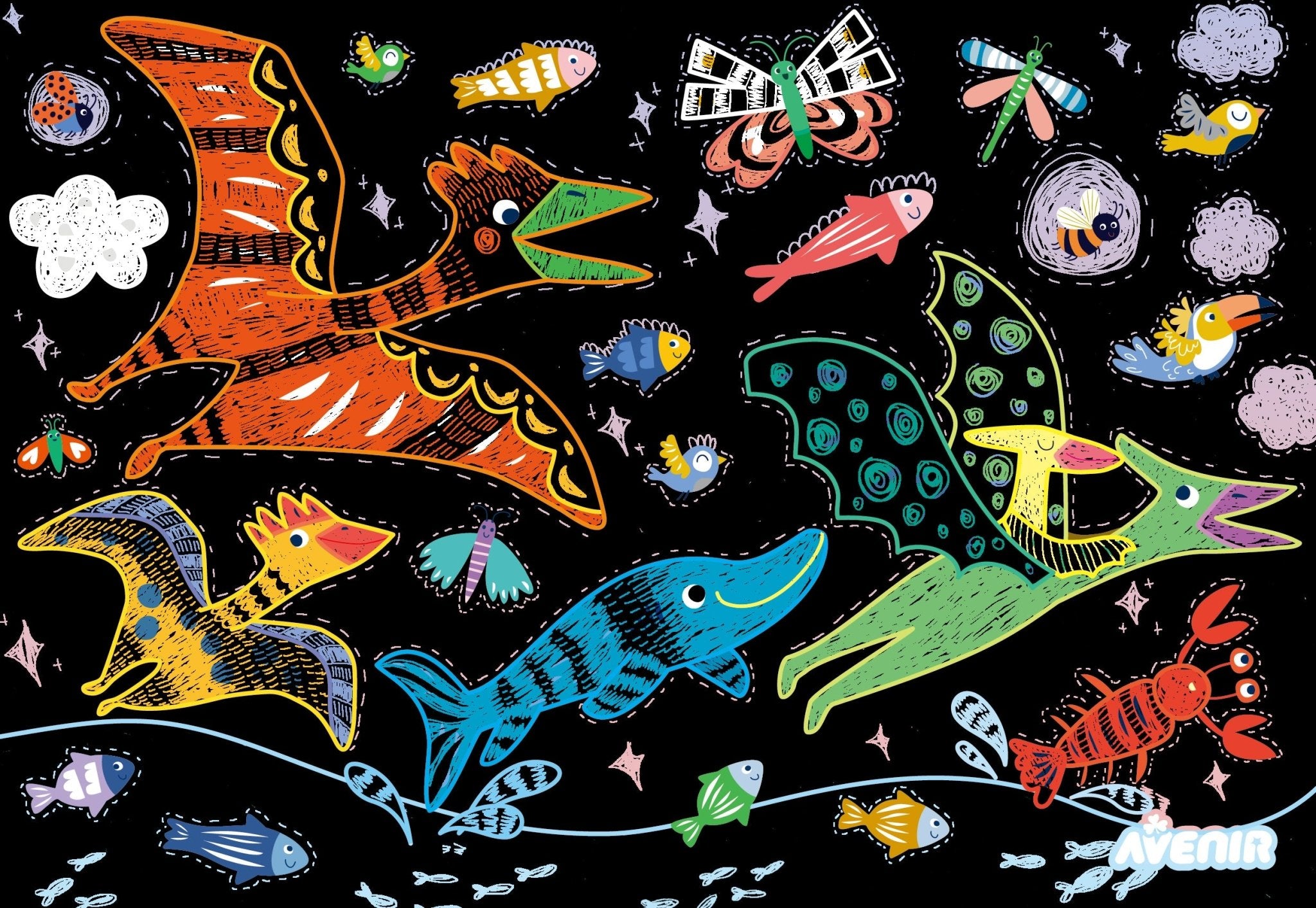 Avenir Scratch Learning Fun Lvl 2 - Dinosaurs - Image 8