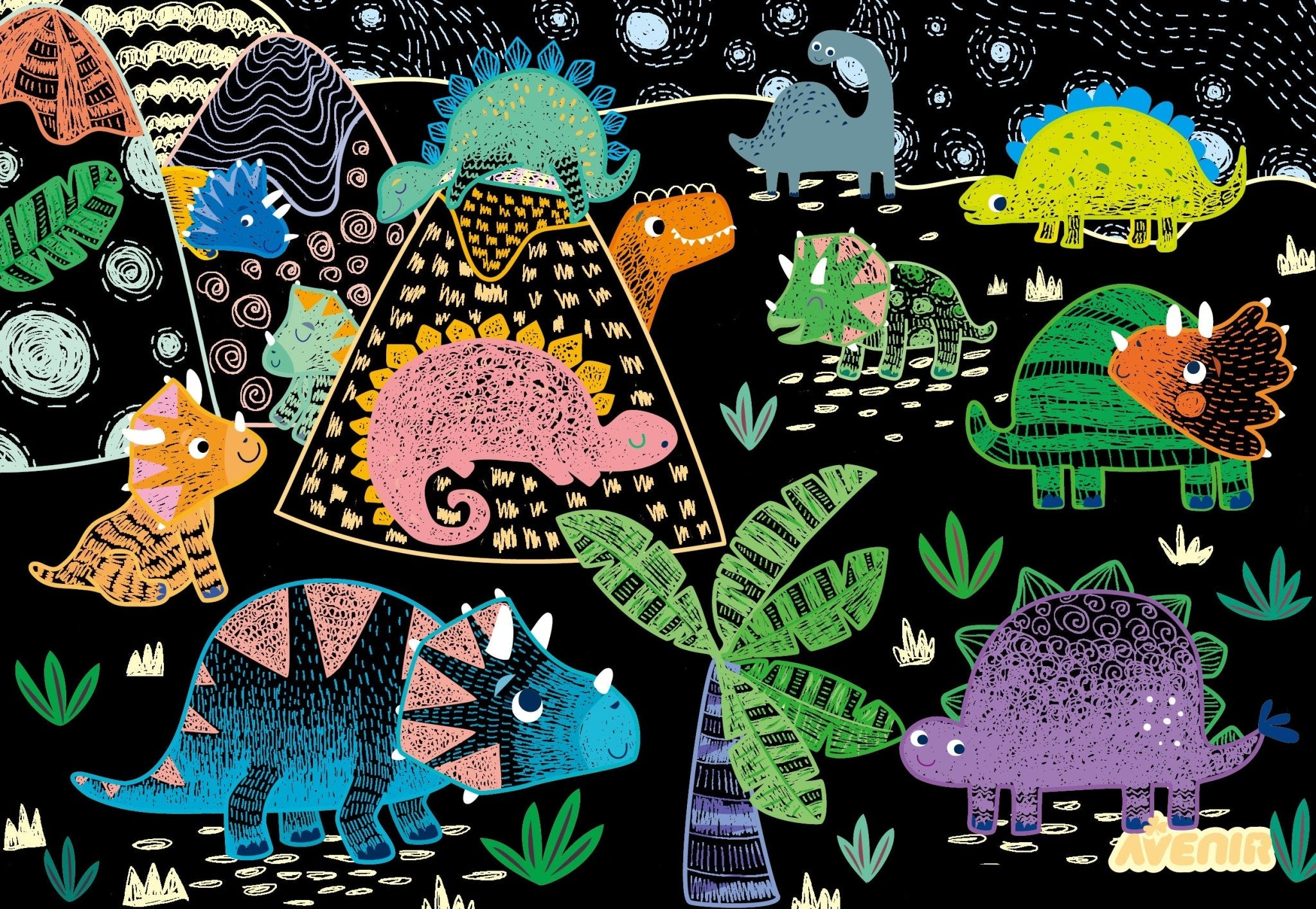 Avenir Scratch Learning Fun Lvl 2 - Dinosaurs - Image 7