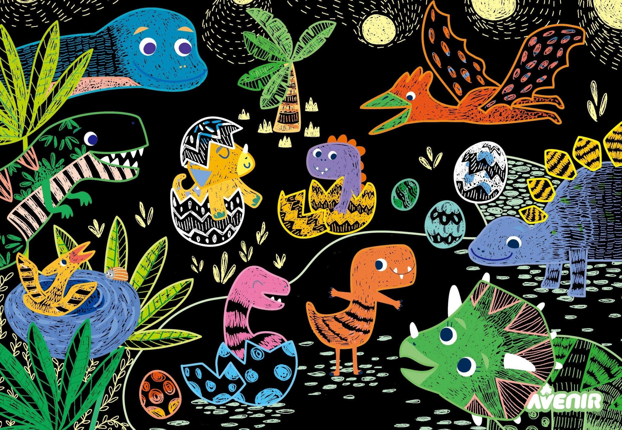 Avenir Scratch Learning Fun Lvl 2 - Dinosaurs - Image 9