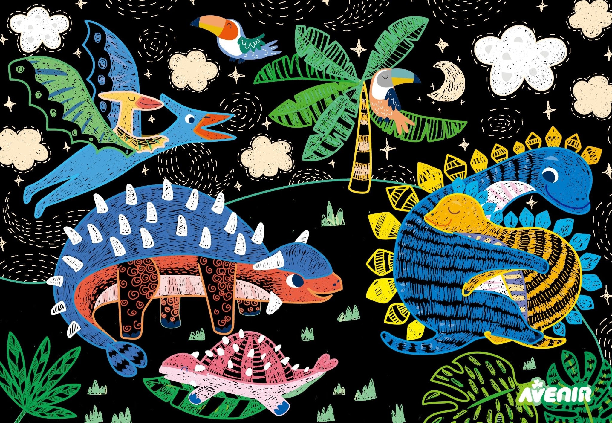 Avenir Scratch Learning Fun Lvl 2 - Dinosaurs - Image 4