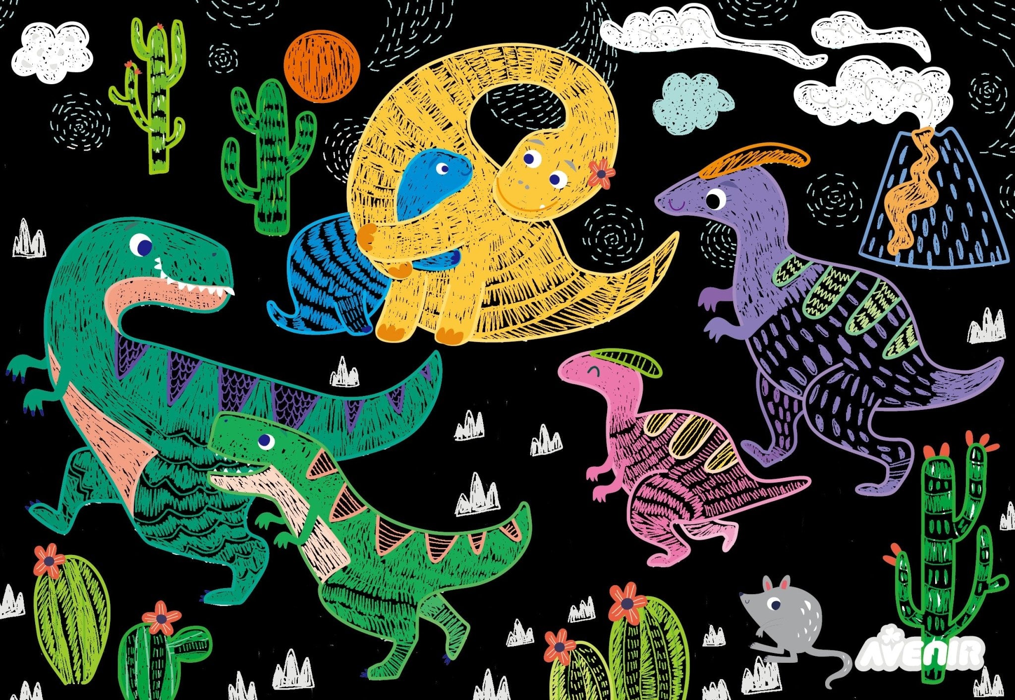 Avenir Scratch Learning Fun Lvl 2 - Dinosaurs - Image 6