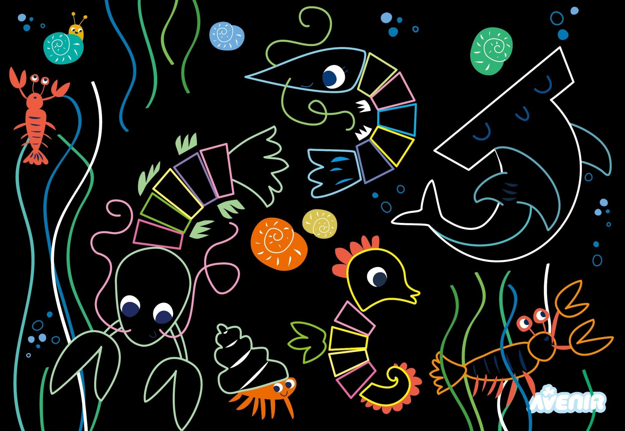 Avenir Scratch Learning Fun Lvl 3 - Ocean Life - Image 8