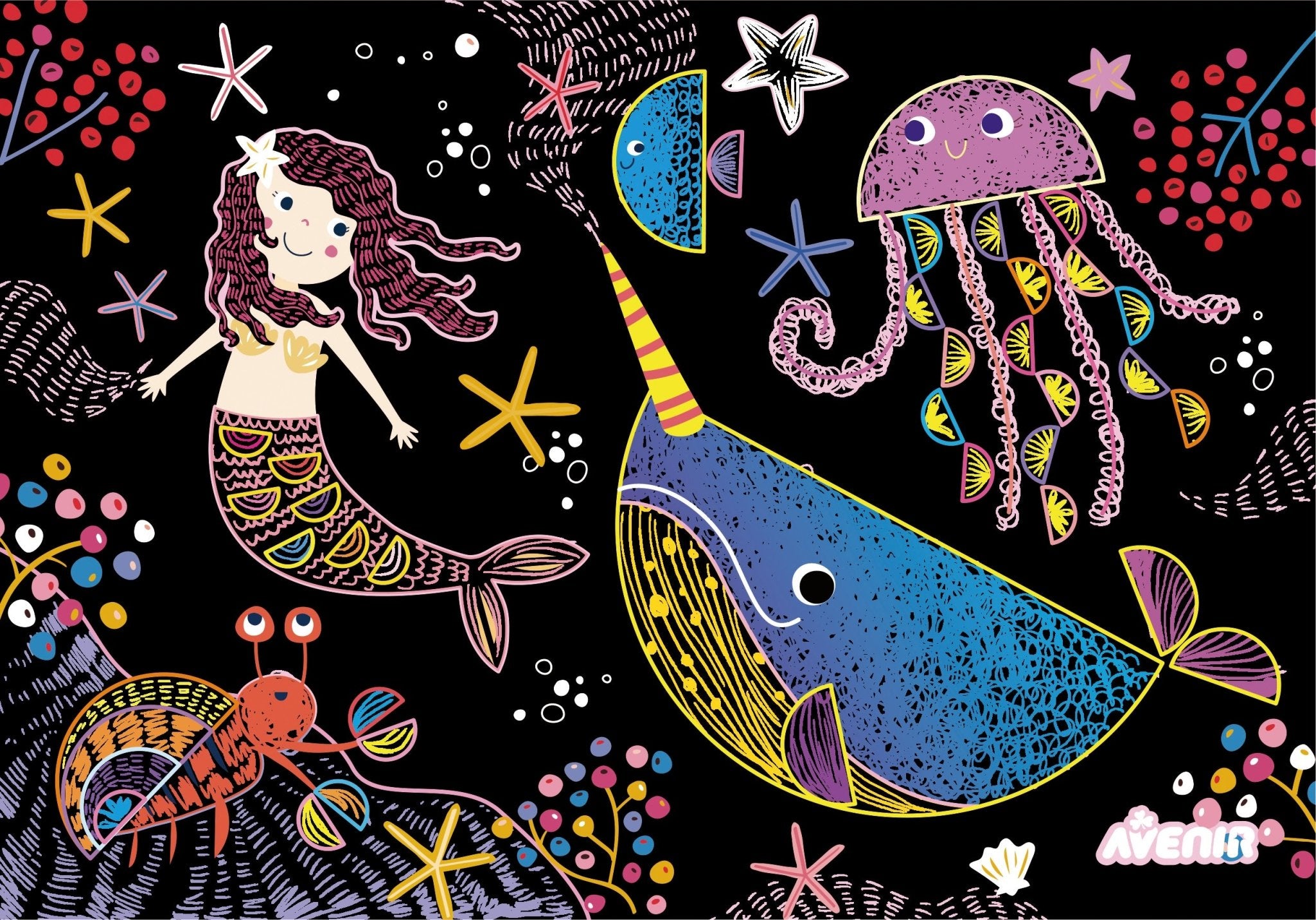 Avenir Scratch Learning Fun Lvl 3 - Ocean Life - Image 12