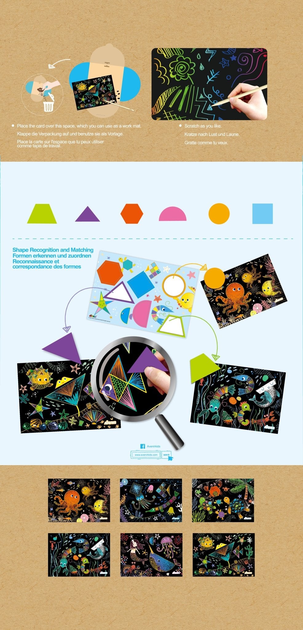 Avenir Scratch Learning Fun Lvl 3 - Ocean Life - Image 15