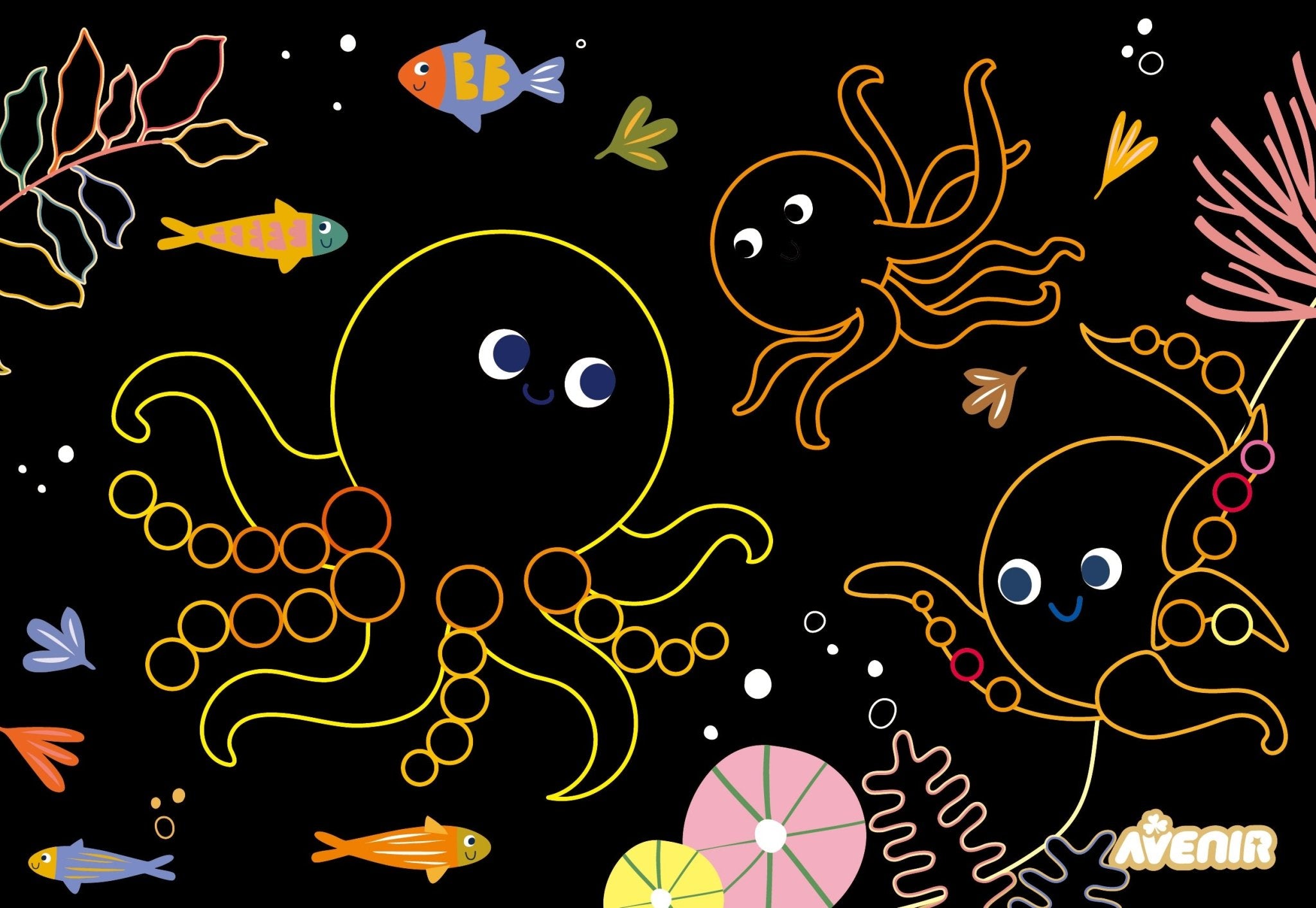 Avenir Scratch Learning Fun Lvl 3 - Ocean Life - Image 5