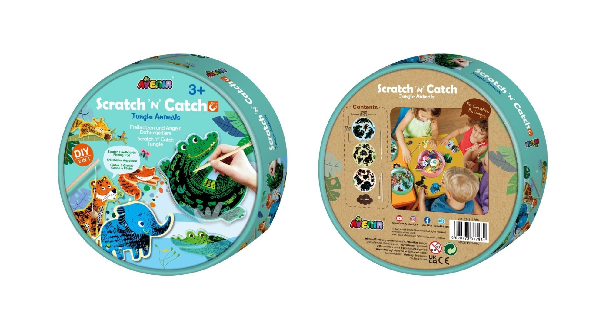 Avenir - Scratch 'N' Catch - Jungle Animals