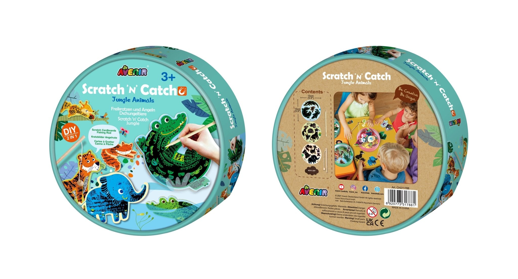 Avenir - Scratch 'N' Catch - Jungle Animals