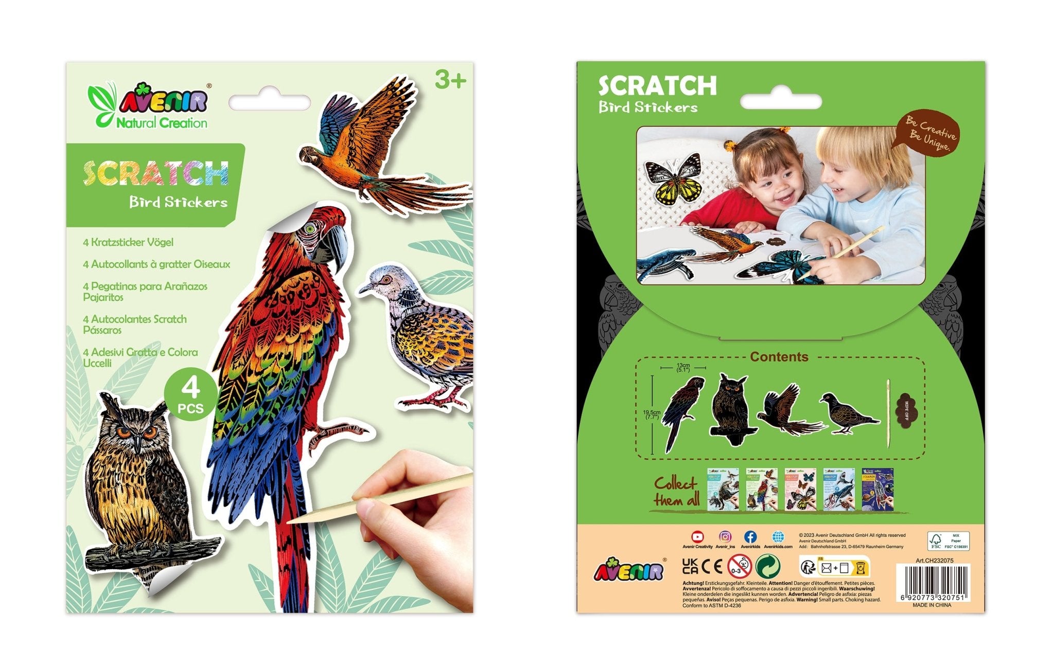 Avenir - Scratch Sticker Bird - Image 2
