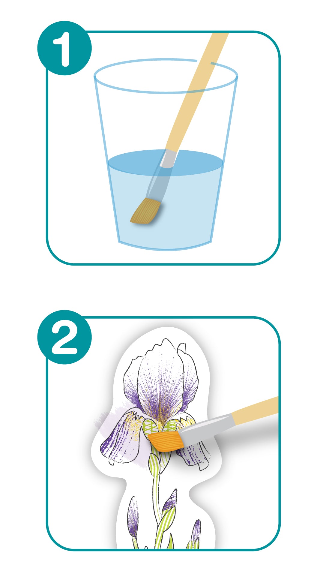 Avenir - Watercolour Painting Bookmarks Flower - Image 8