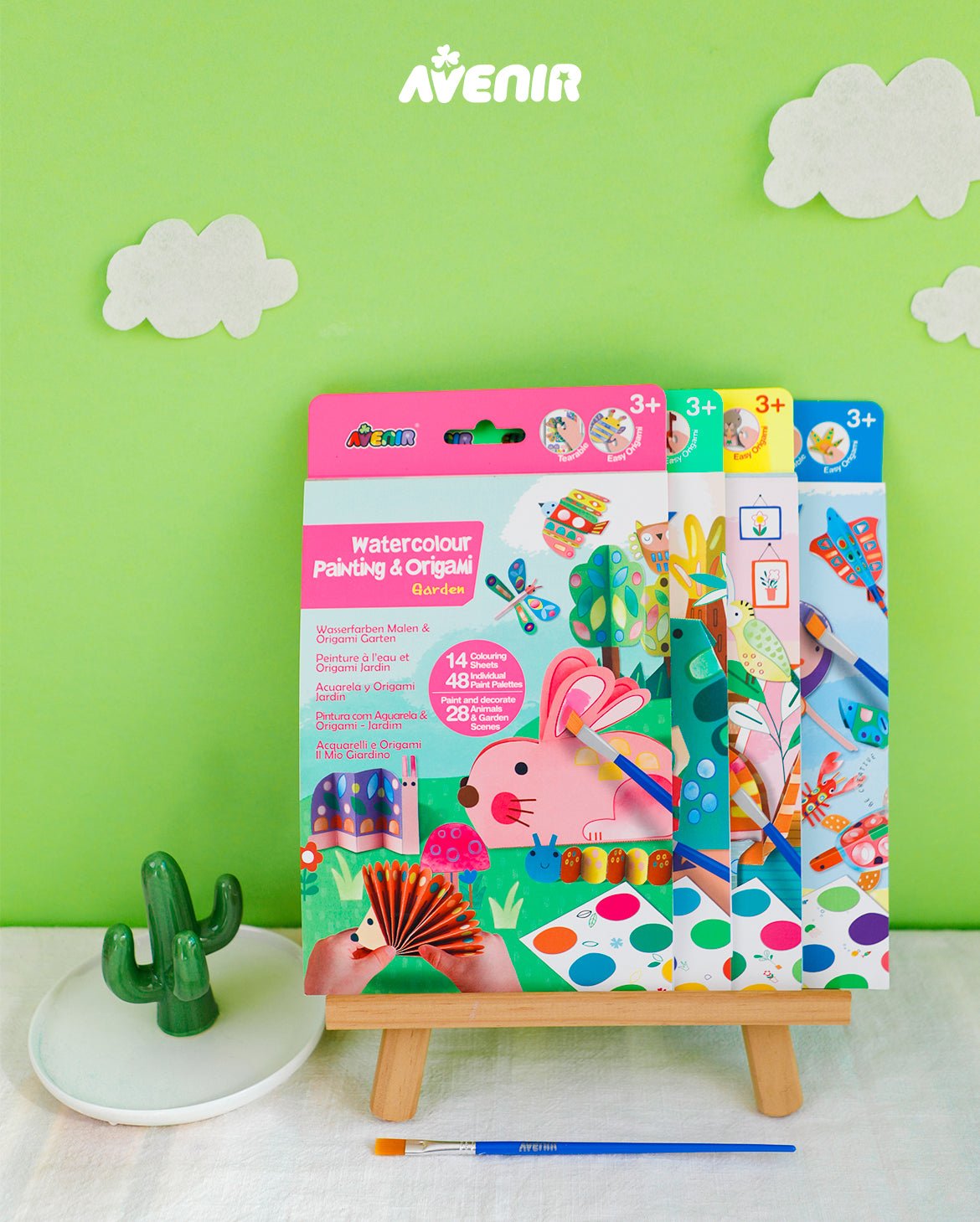 Avenir - Watercolour Painting & Origami Garden