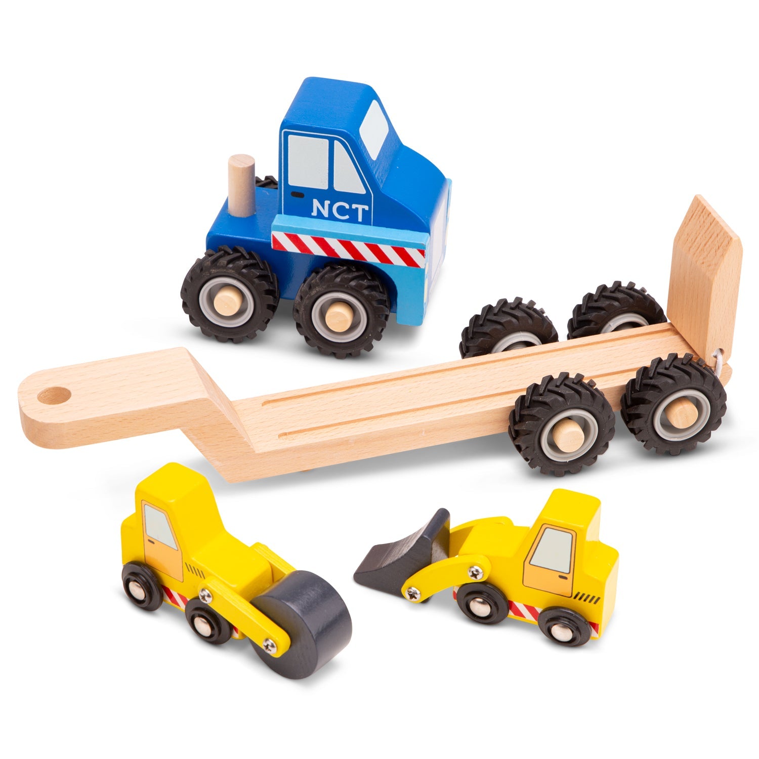 Car Transporter with 2 Construction Vehicles - Image 5