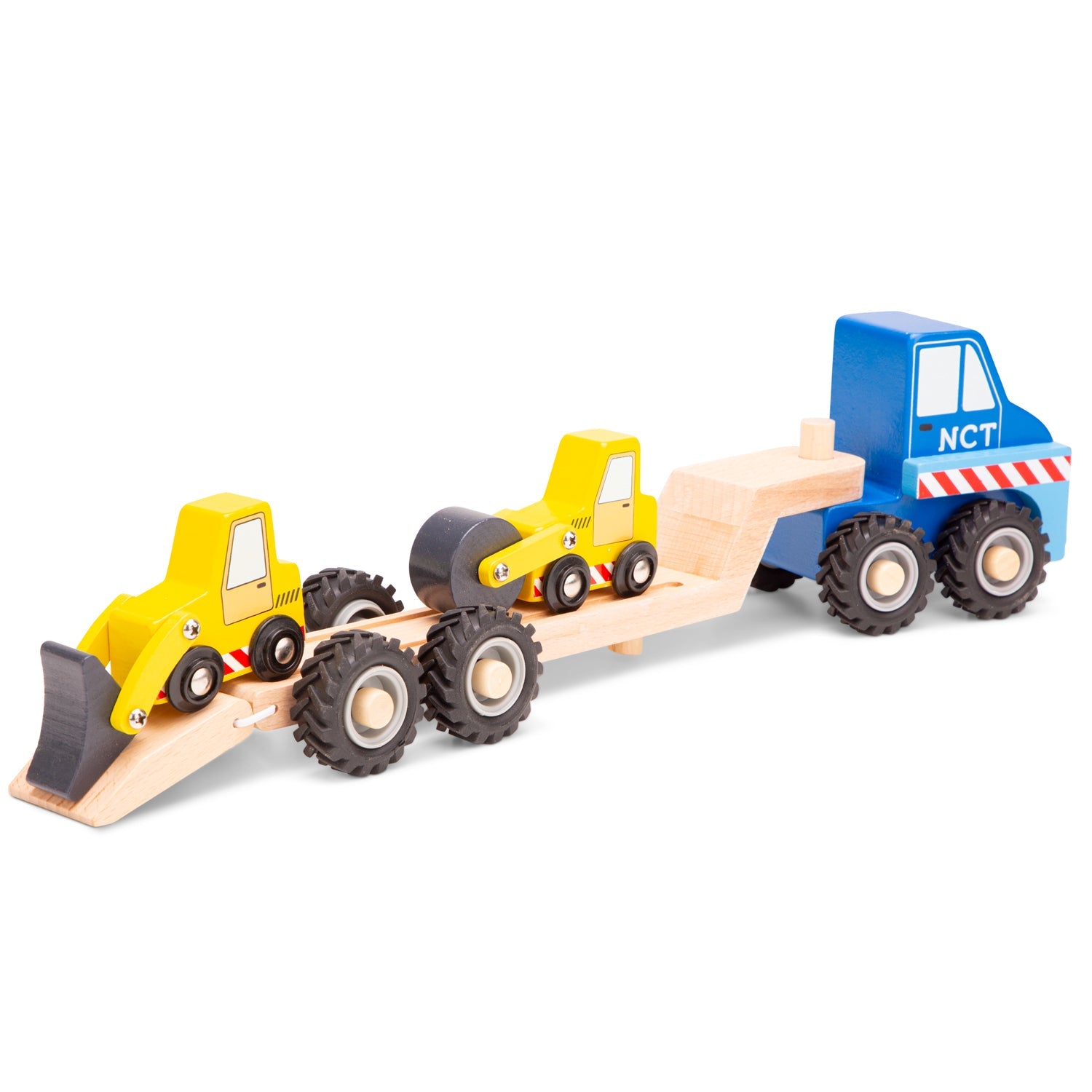 Car Transporter with 2 Construction Vehicles - Image 2