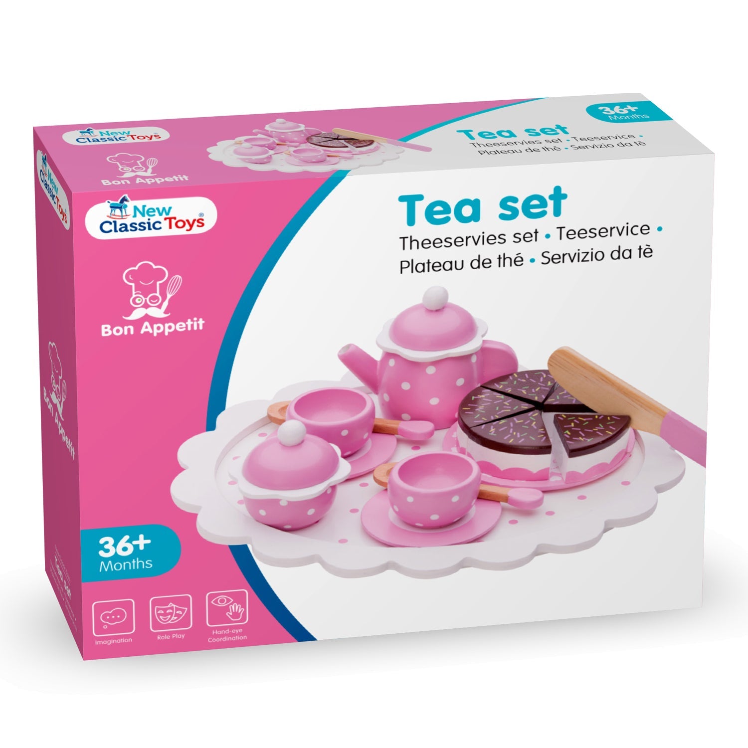 Coffee/Tea Set with Cutting Cake - Image 5