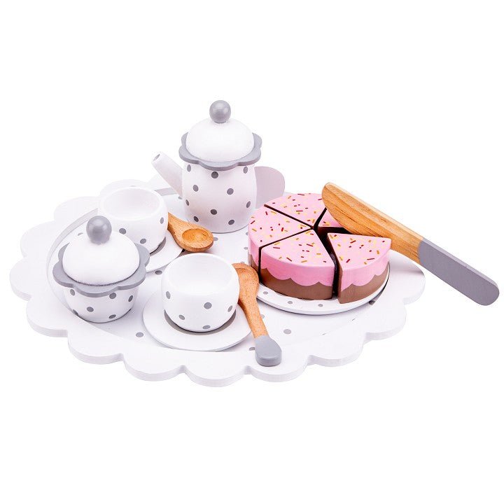 Coffee/Tea Set with Cutting Cake - Image 4