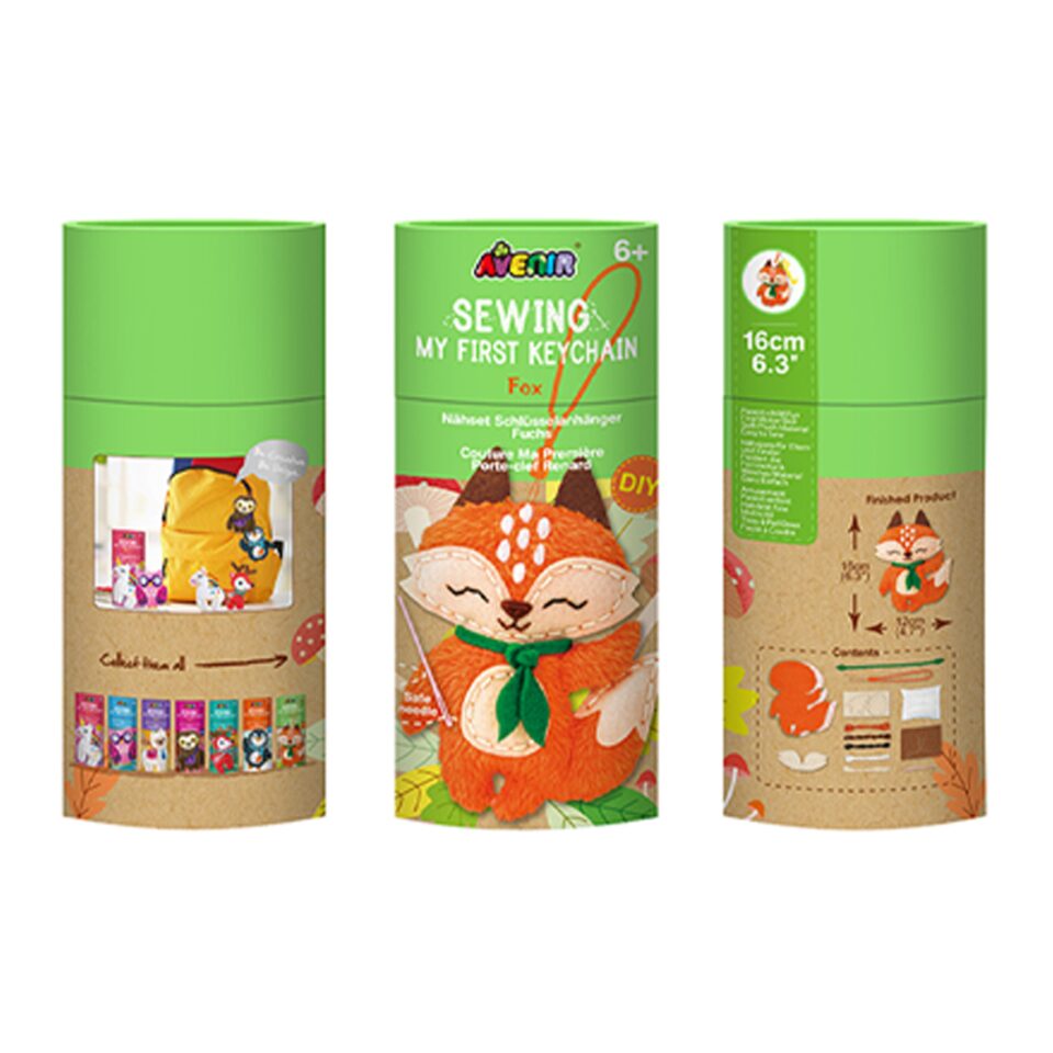 DIY Sewing Keychain - Fox - Image 3