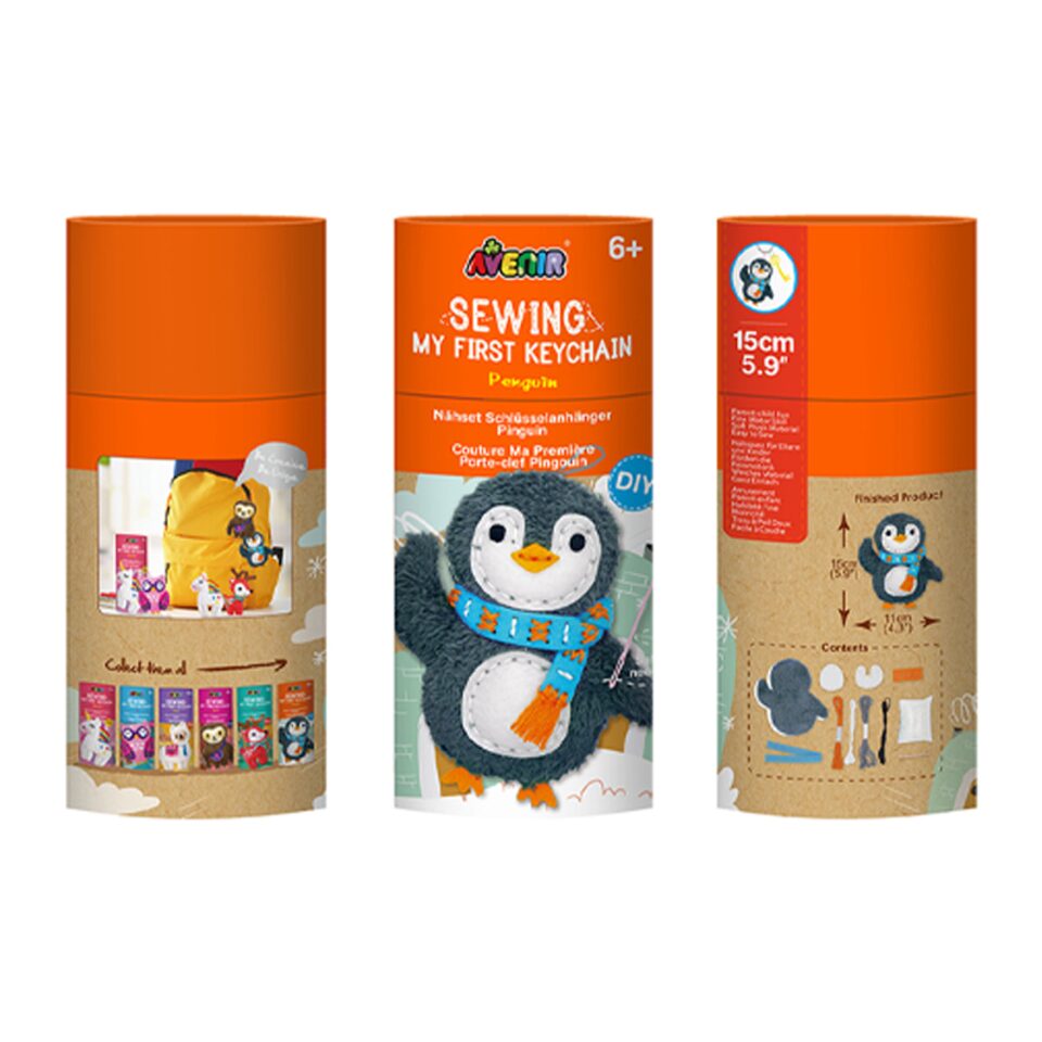 DIY Sewing Keychain - Penguin - Image 3