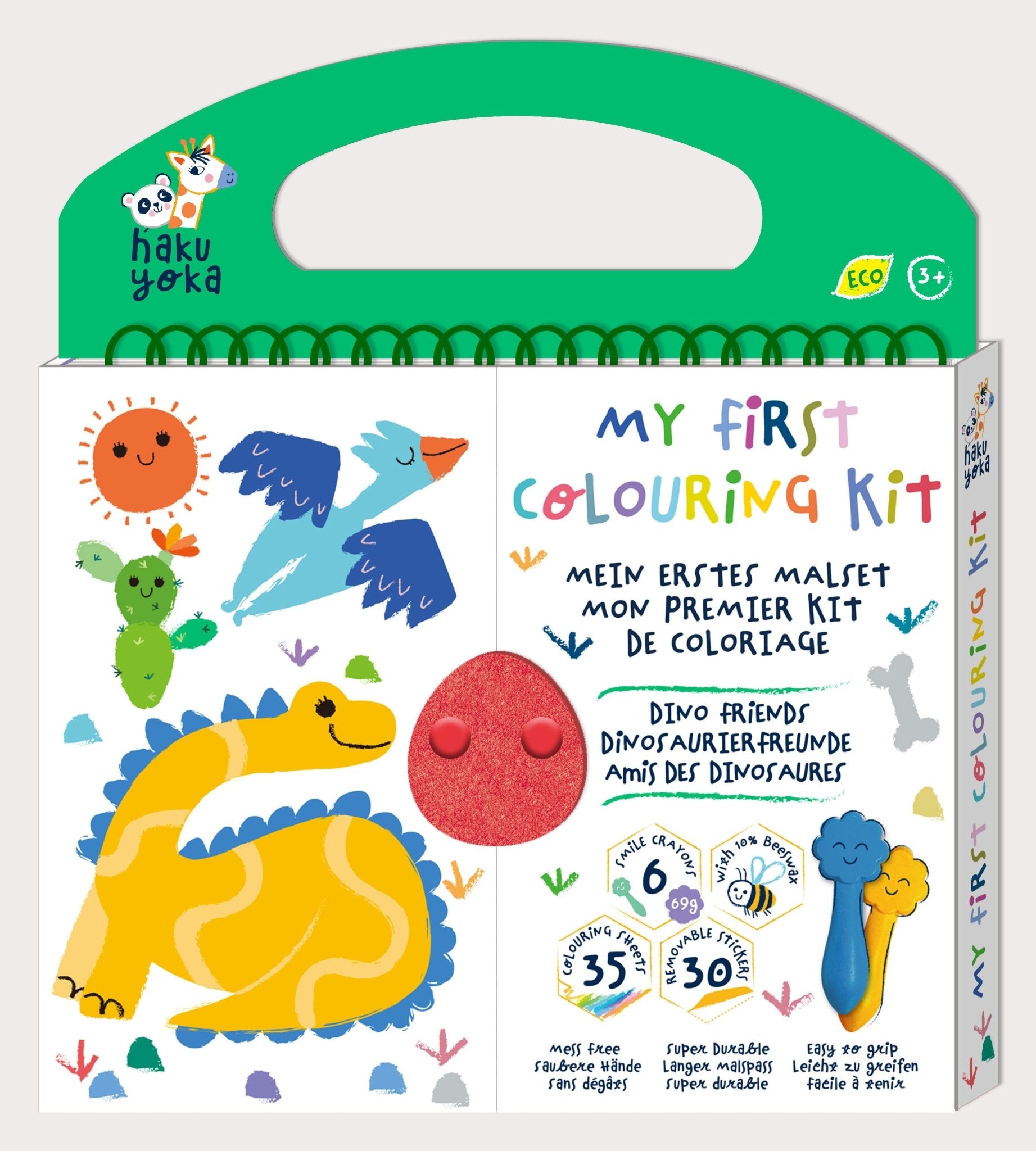 Hakuyoka My First Colouring Kit - Dino Friends - Image 4