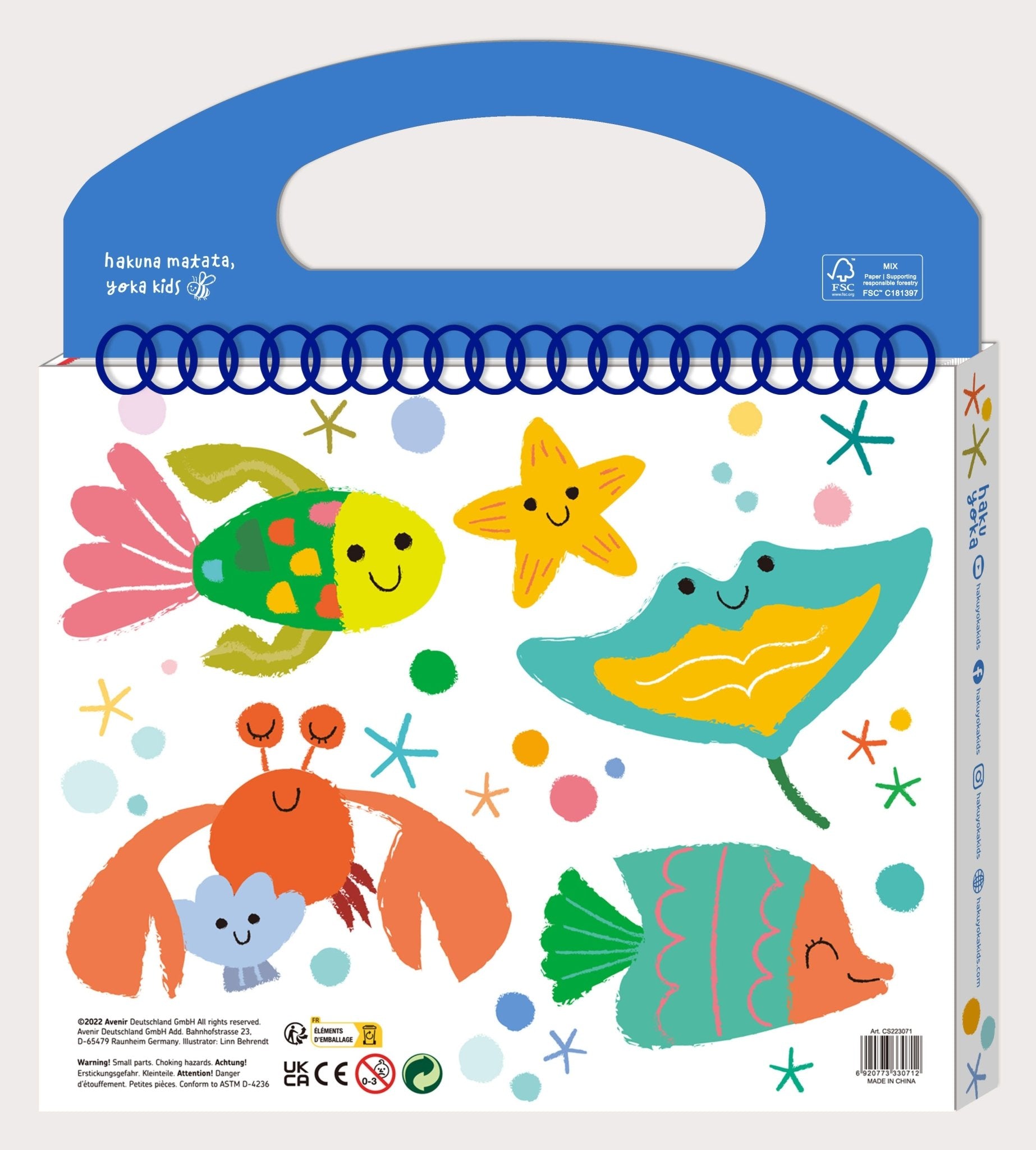 Hakuyoka My First Colouring Kit - Sea Friends - Image 4
