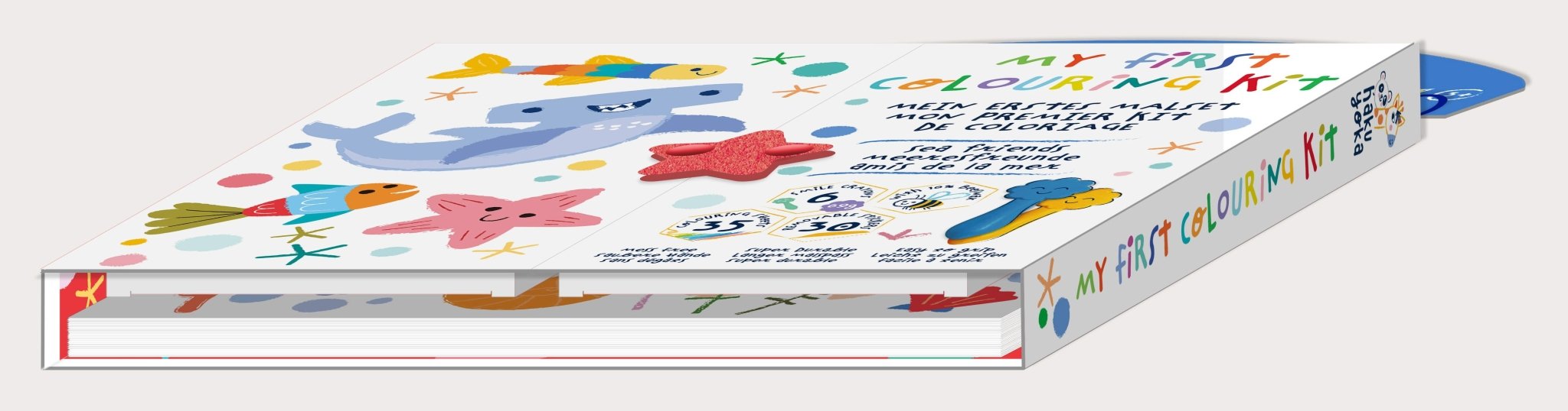 Hakuyoka My First Colouring Kit - Sea Friends - Image 3