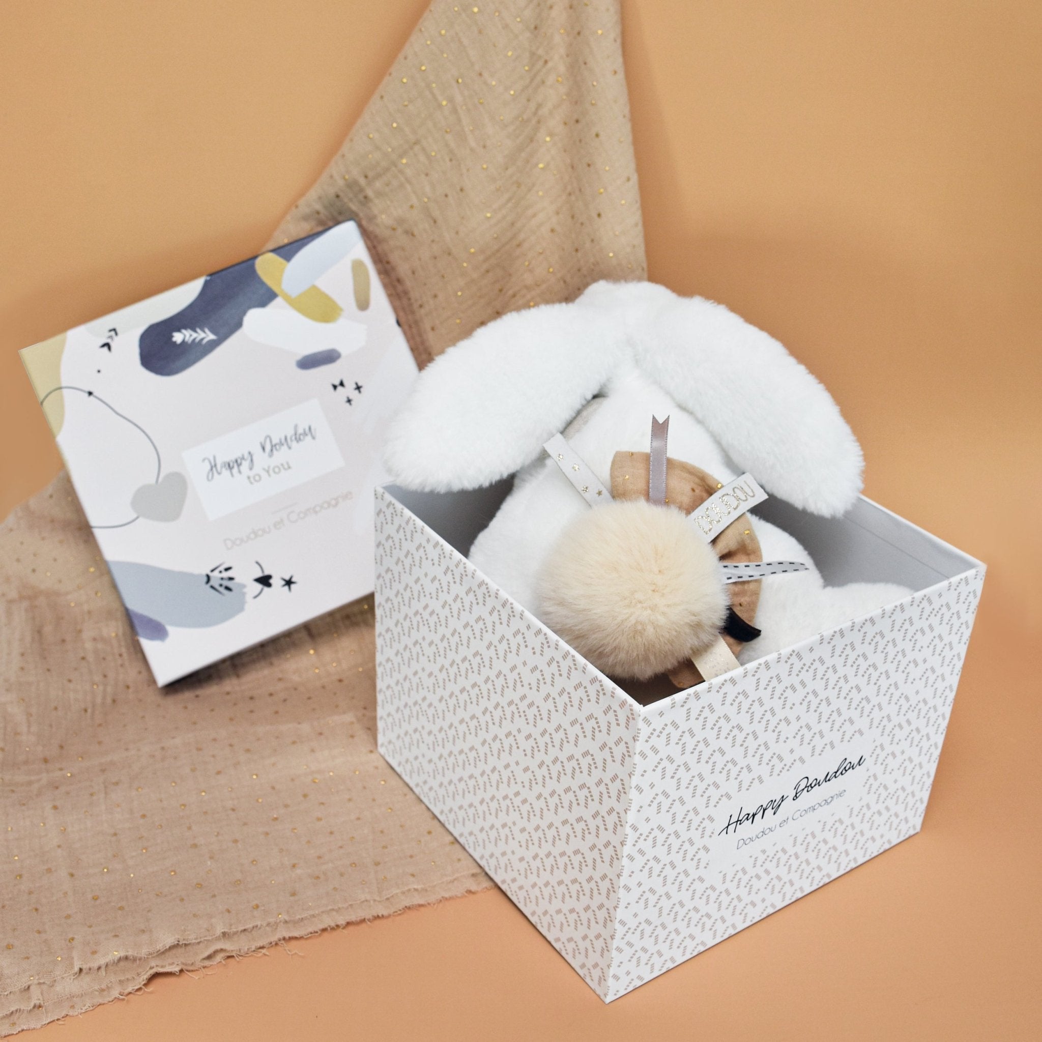 Happy Doudou Bonbon Bunny - M (25cm) - Image 14