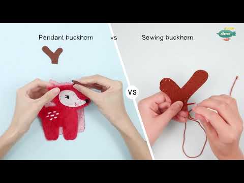 DIY Sewing Keychain - Deer - Image 4