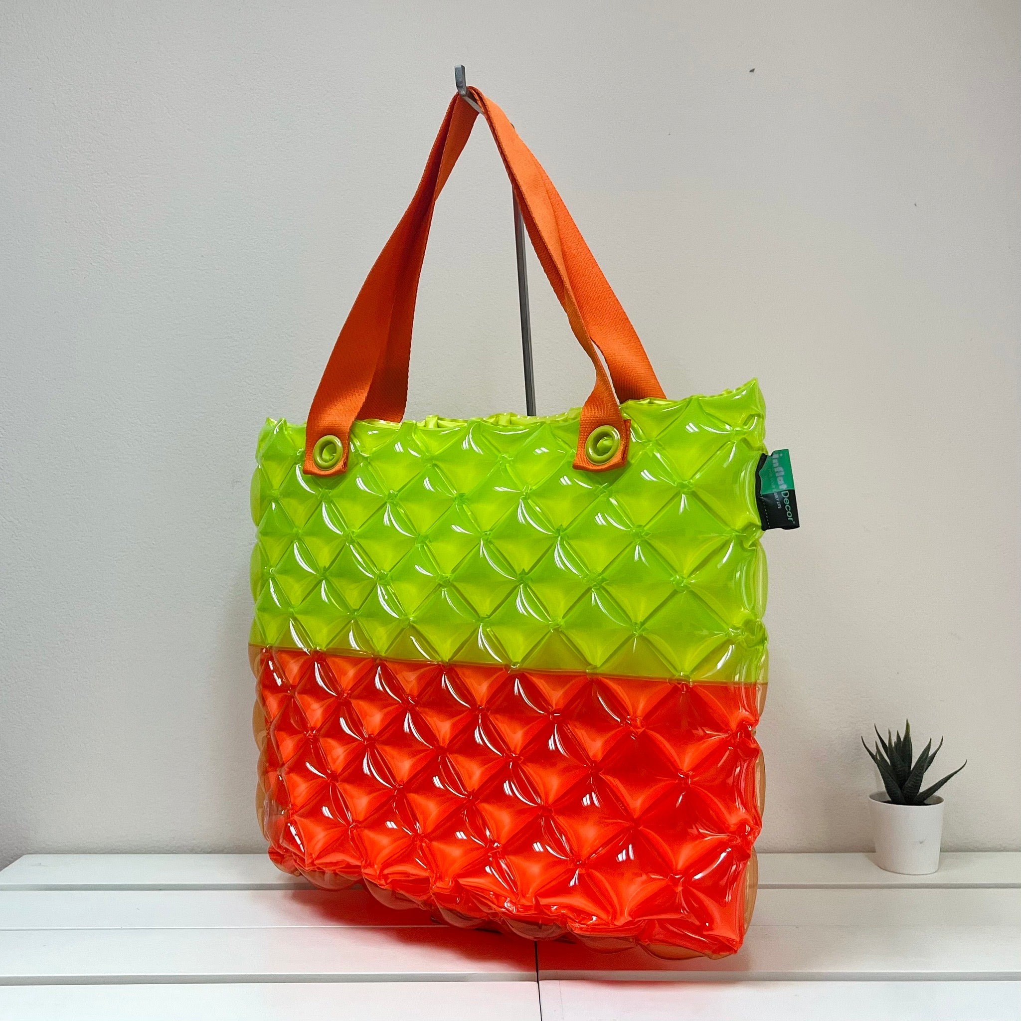 Inflatable Diamond Hand Carry Tote (Small) - Trendy Two Tone - Image 5