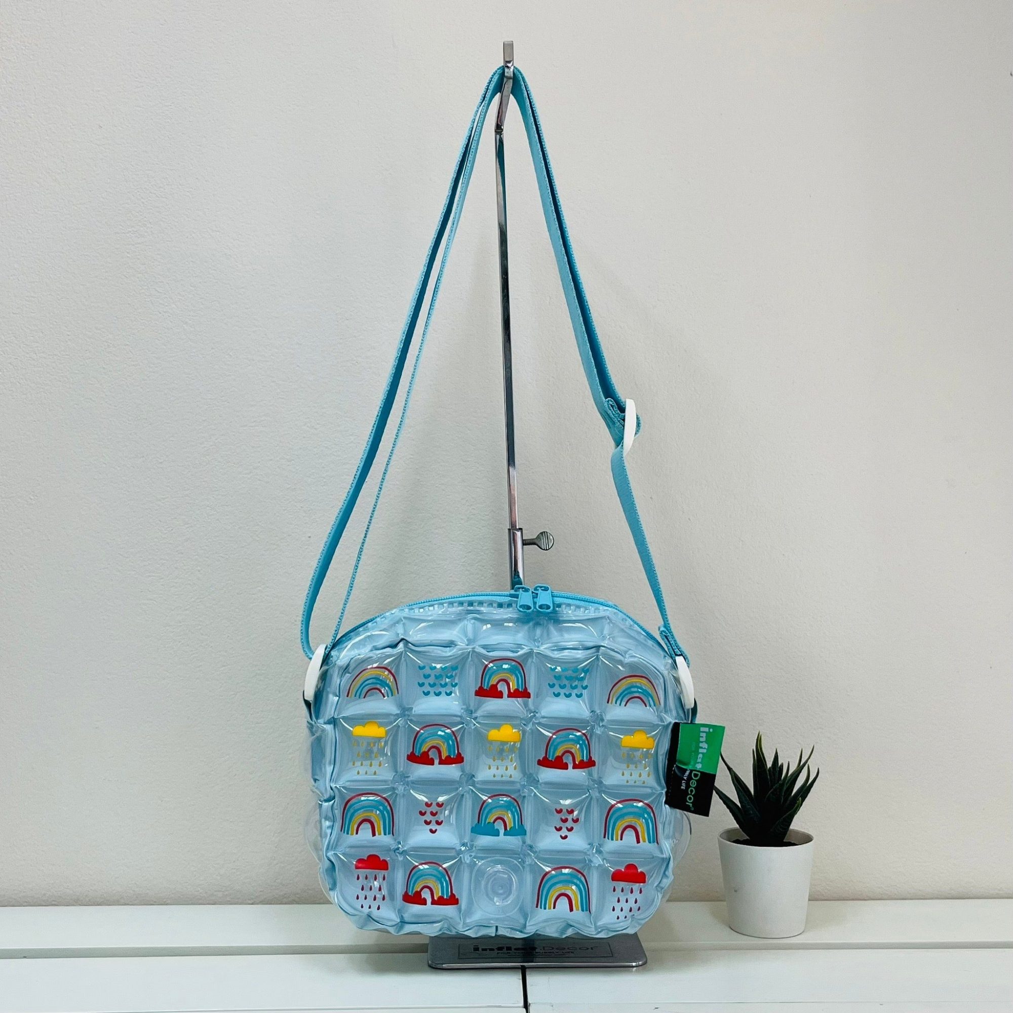 Inflatable Messenger Bag - Rainbow
