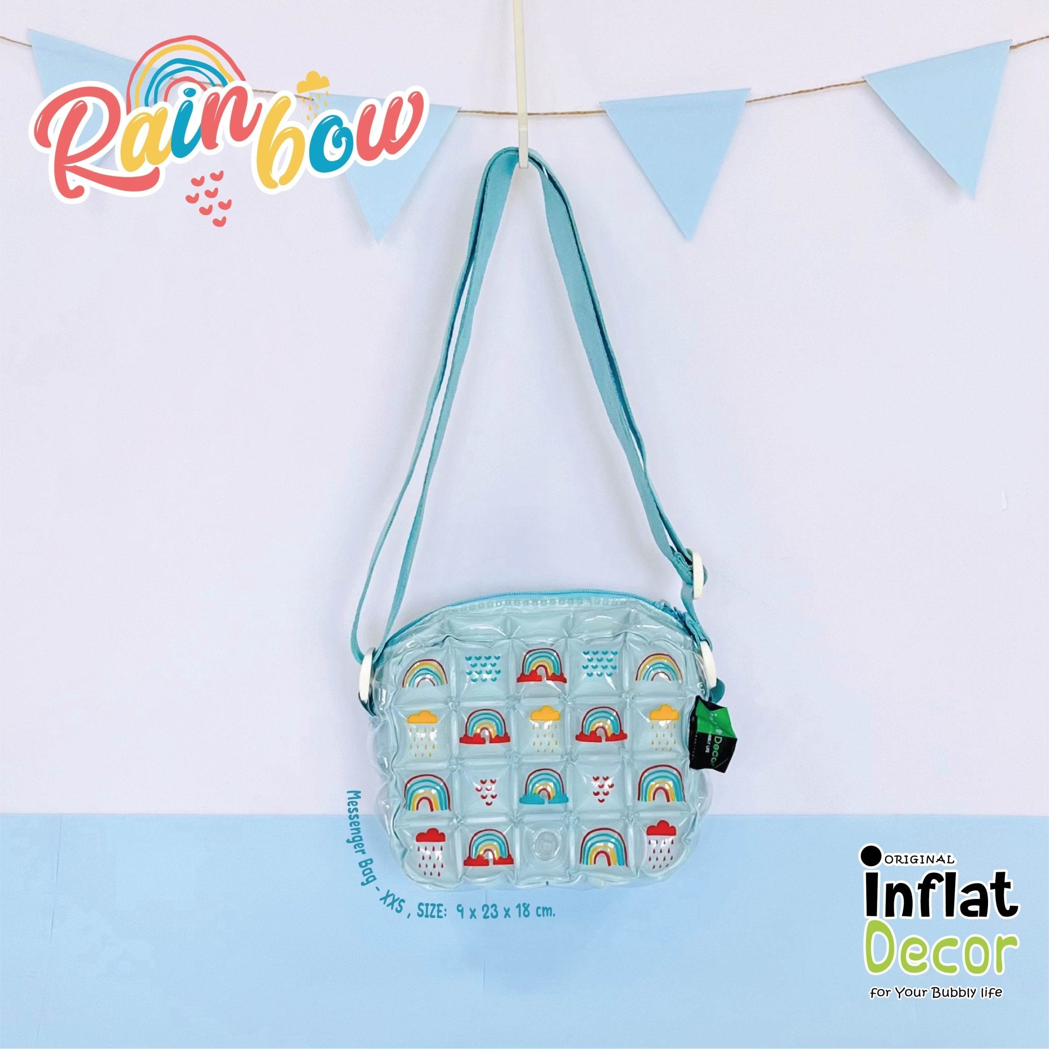 Inflatable Messenger Bag - Rainbow - Image 2