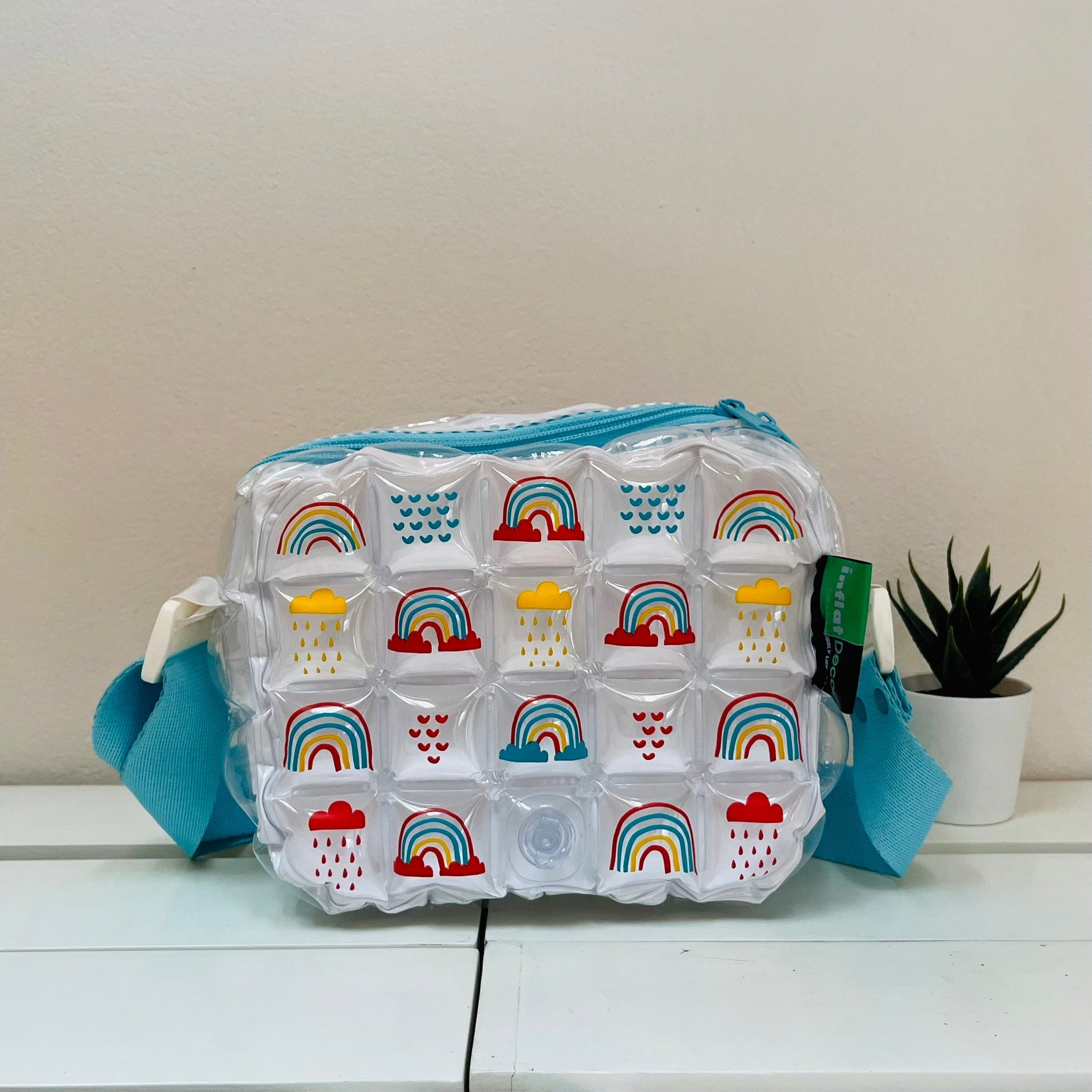 Inflatable Messenger Bag - Rainbow - Image 5