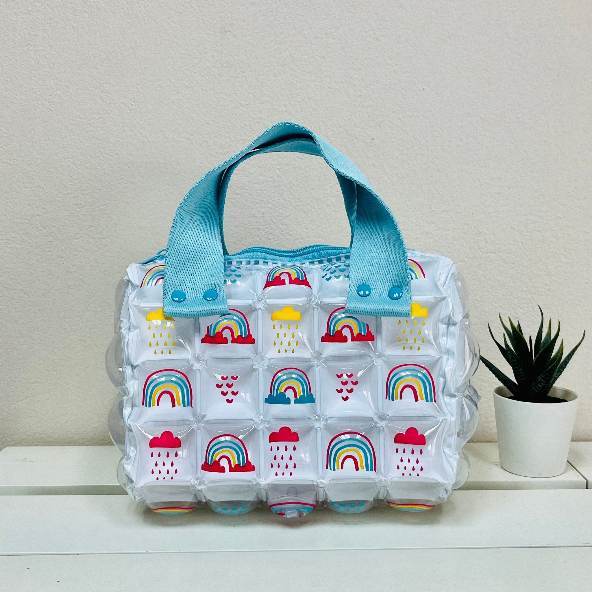 Inflatable Roll Style Hand Bag - Rainbow - Image 6