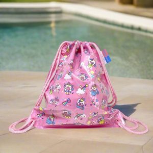Inflatable Swim Bag - Cupcake Unicorn